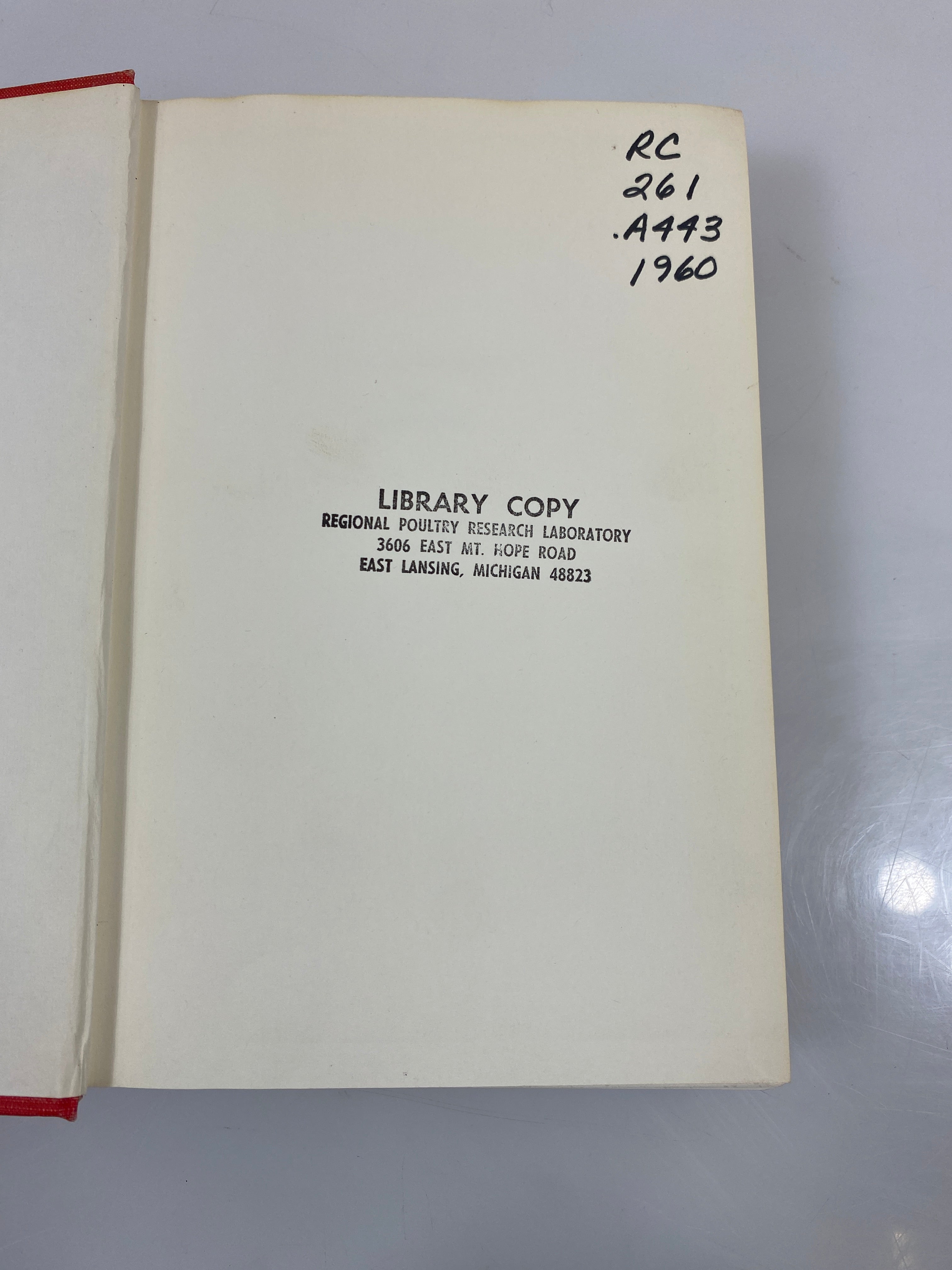 Cell Physiology of Neoplasia University of Texas Ex-library 1960 HC