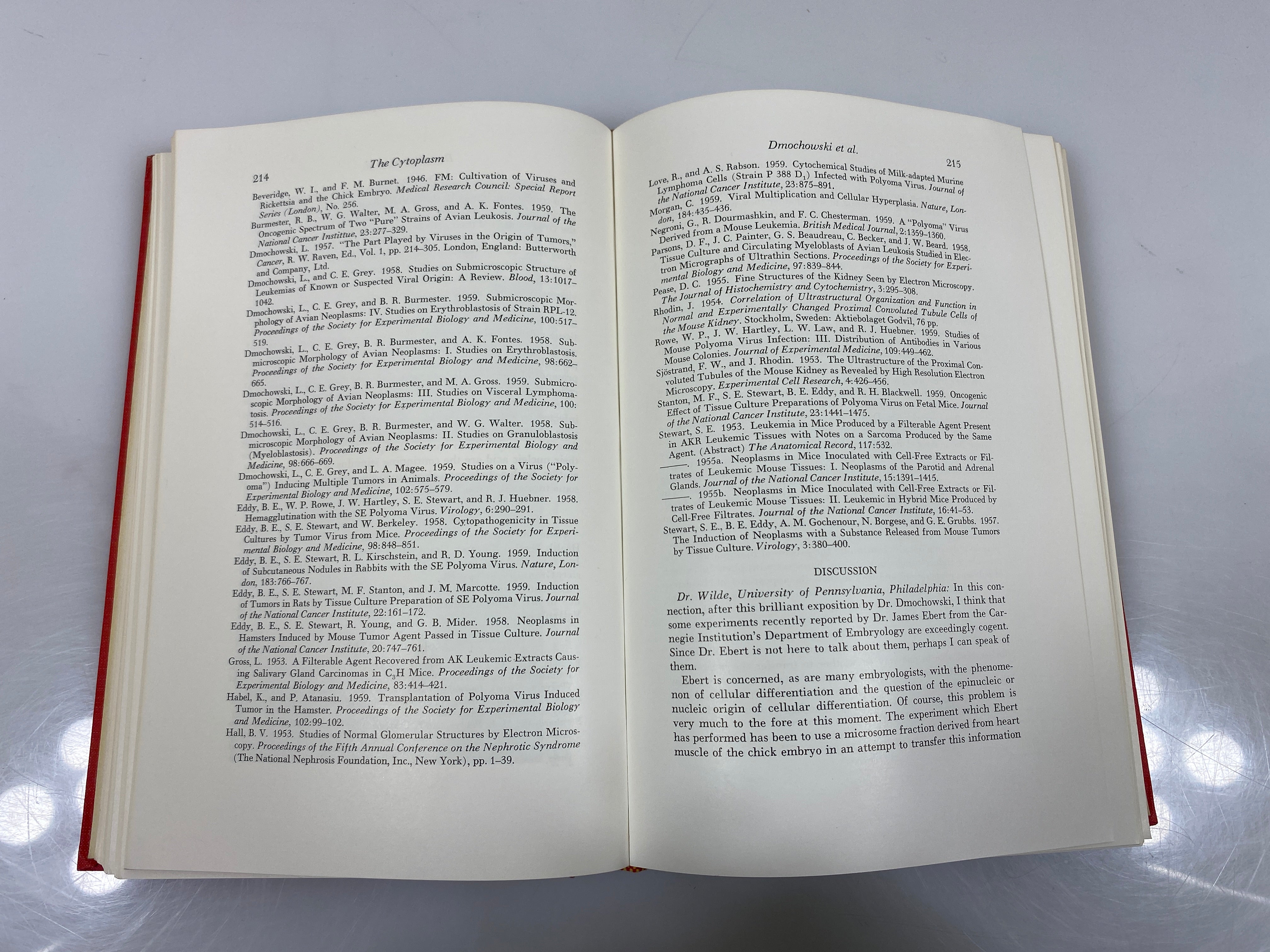 Cell Physiology of Neoplasia University of Texas Ex-library 1960 HC
