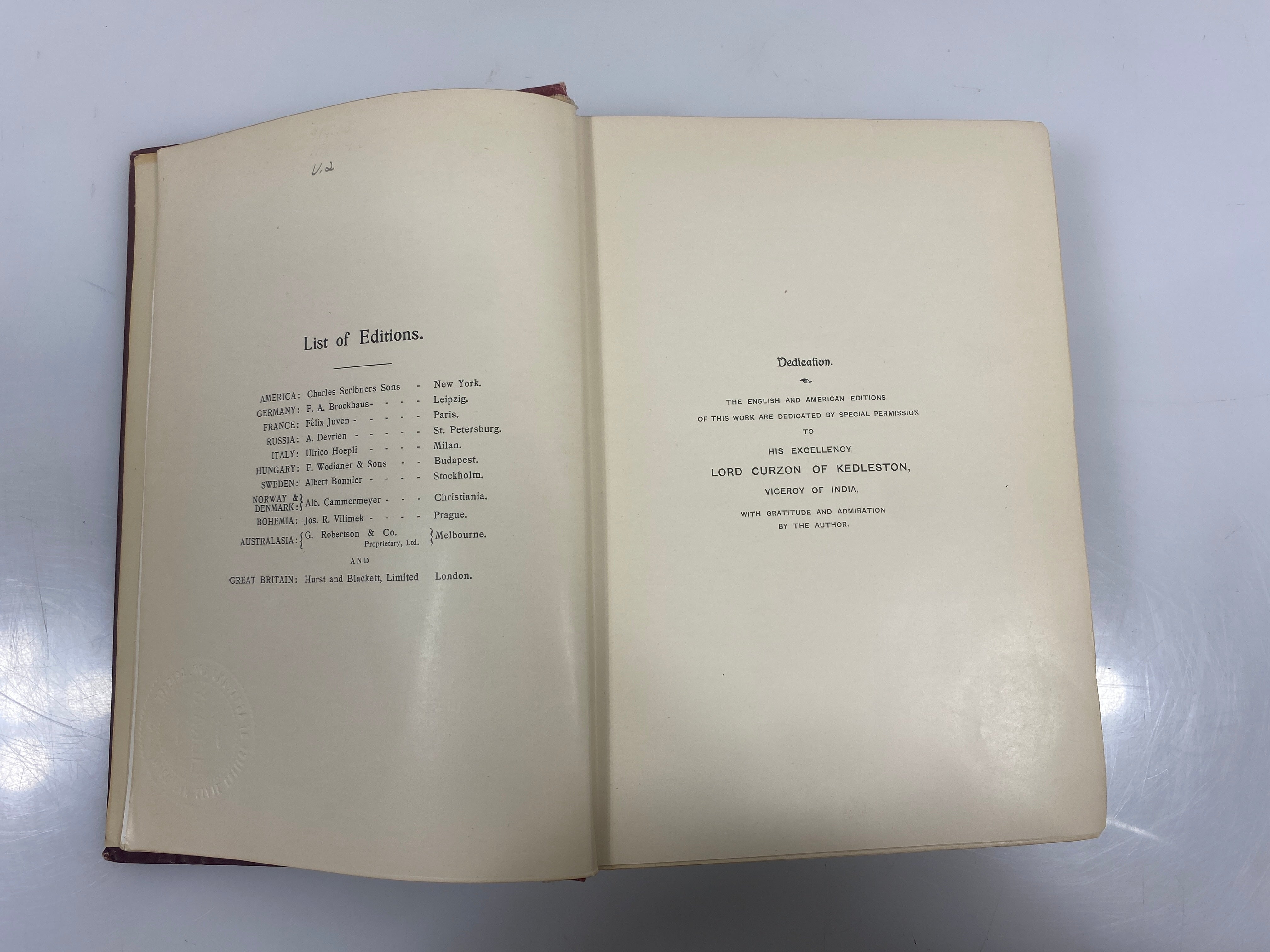 Central Asia & Tibet by Hedin Vol. I-II 1903 Ex-Library HC