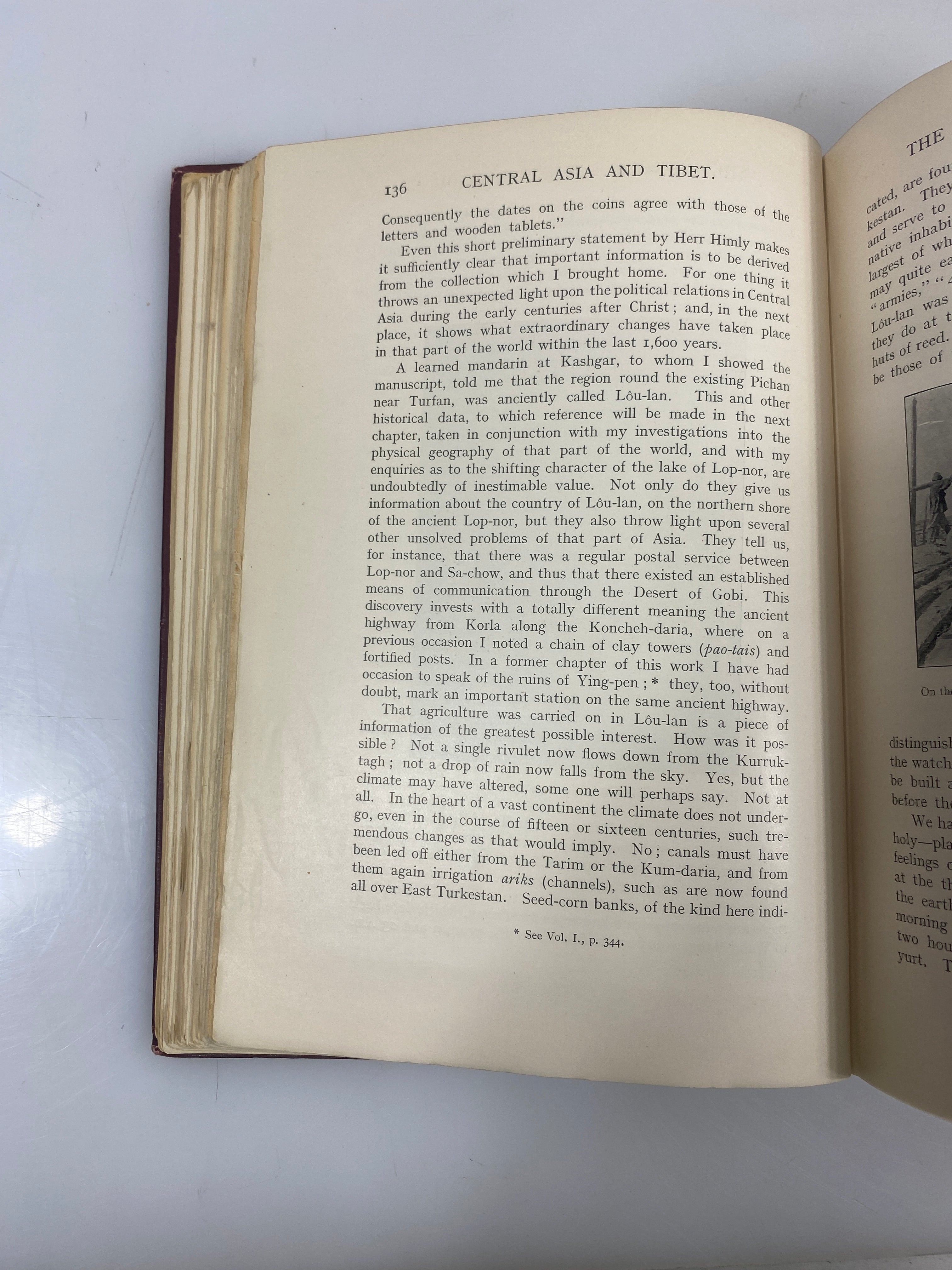 Central Asia & Tibet by Hedin Vol. I-II 1903 Ex-Library HC
