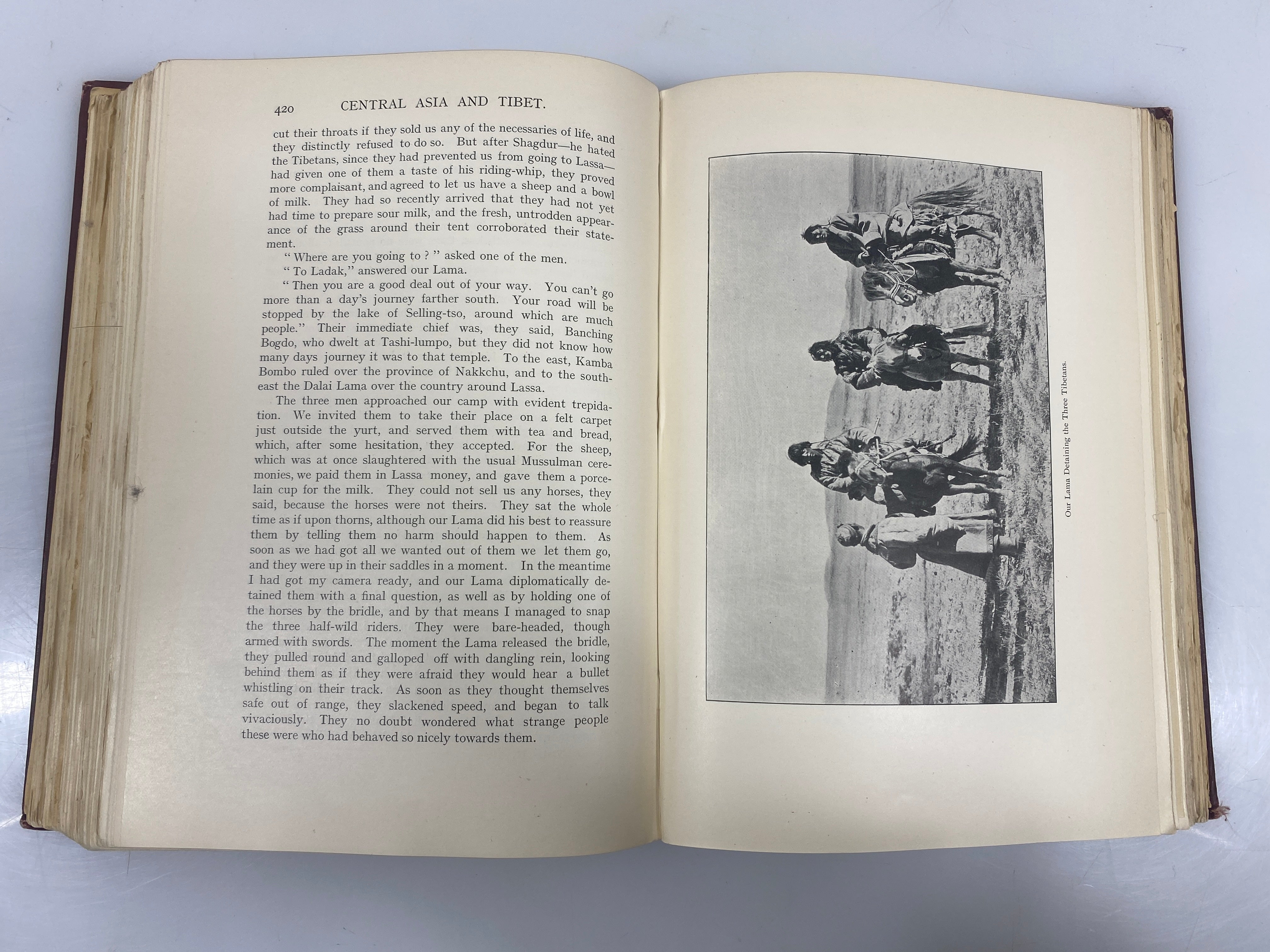 Central Asia & Tibet by Hedin Vol. I-II 1903 Ex-Library HC