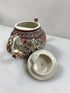 Ceramicas De Coimbra Hand Painted Multicolor Teapot Portugal