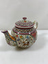 Ceramicas De Coimbra Hand Painted Multicolor Teapot Portugal