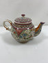 Ceramicas De Coimbra Hand Painted Multicolor Teapot Portugal