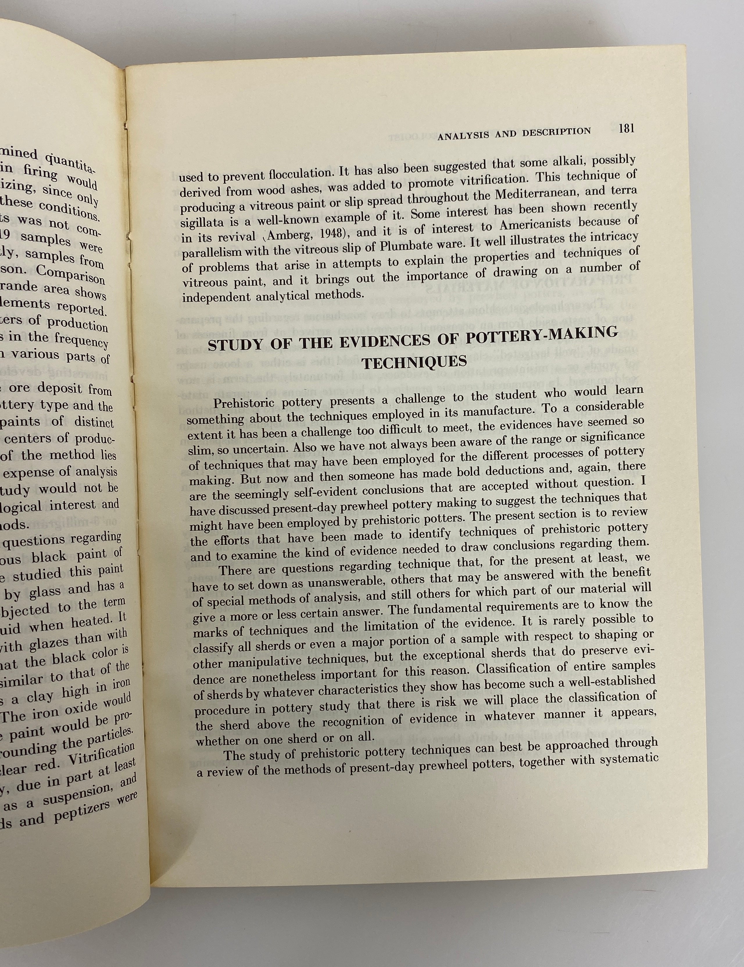 Ceramics for the Archaeologist Anna O. Shepard 1963 4th Print SC