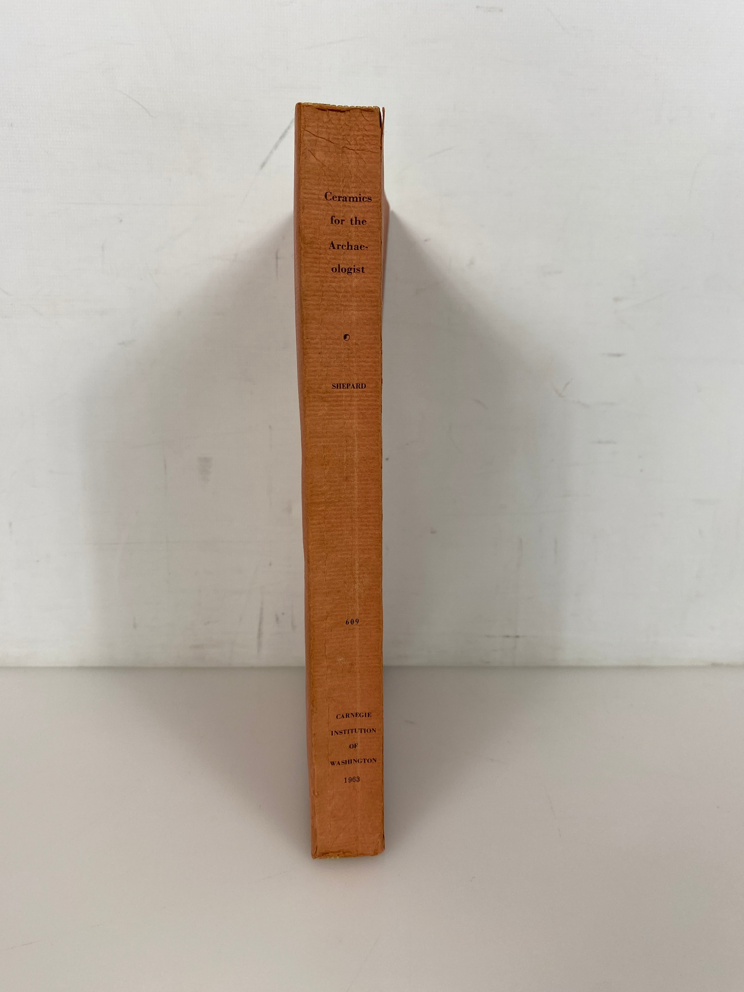 Ceramics for the Archaeologist Anna O. Shepard 1963 4th Print SC