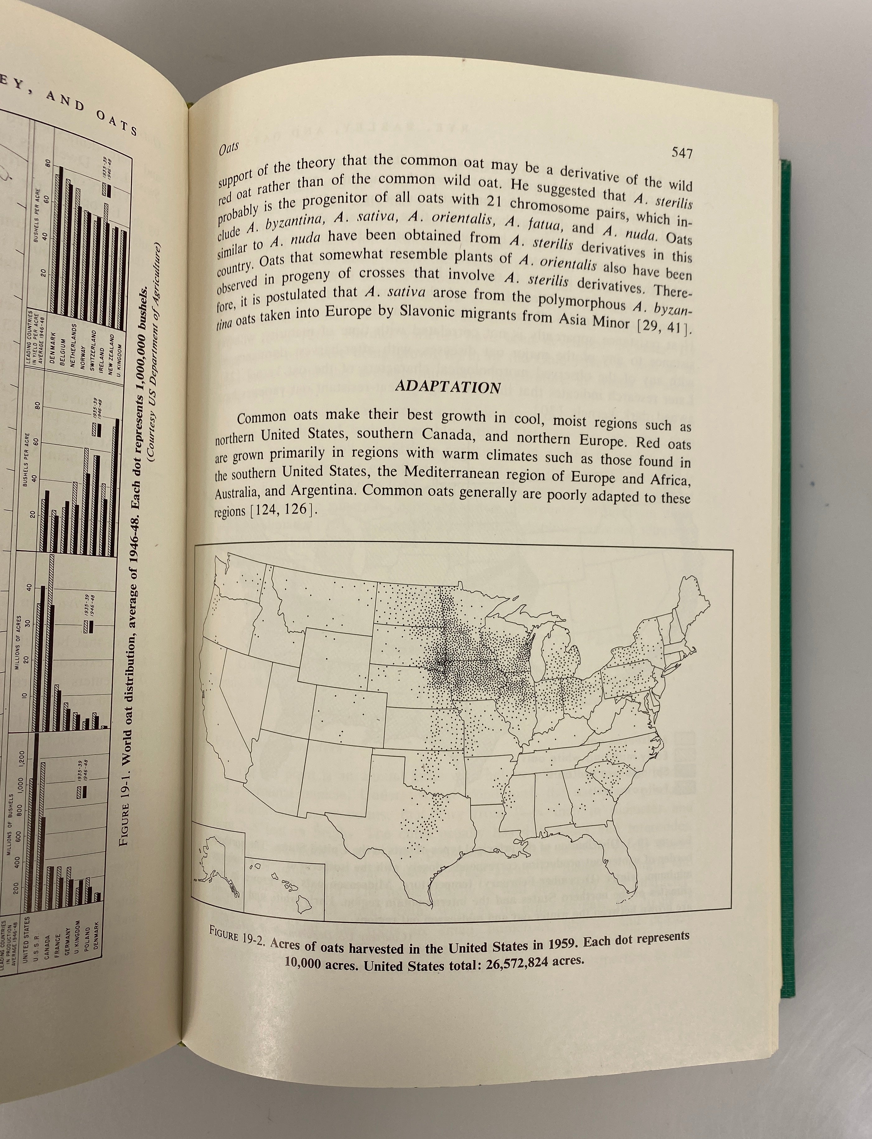 Cereal Crops by Leonard/Martin 1963 First Printing Vintage HC
