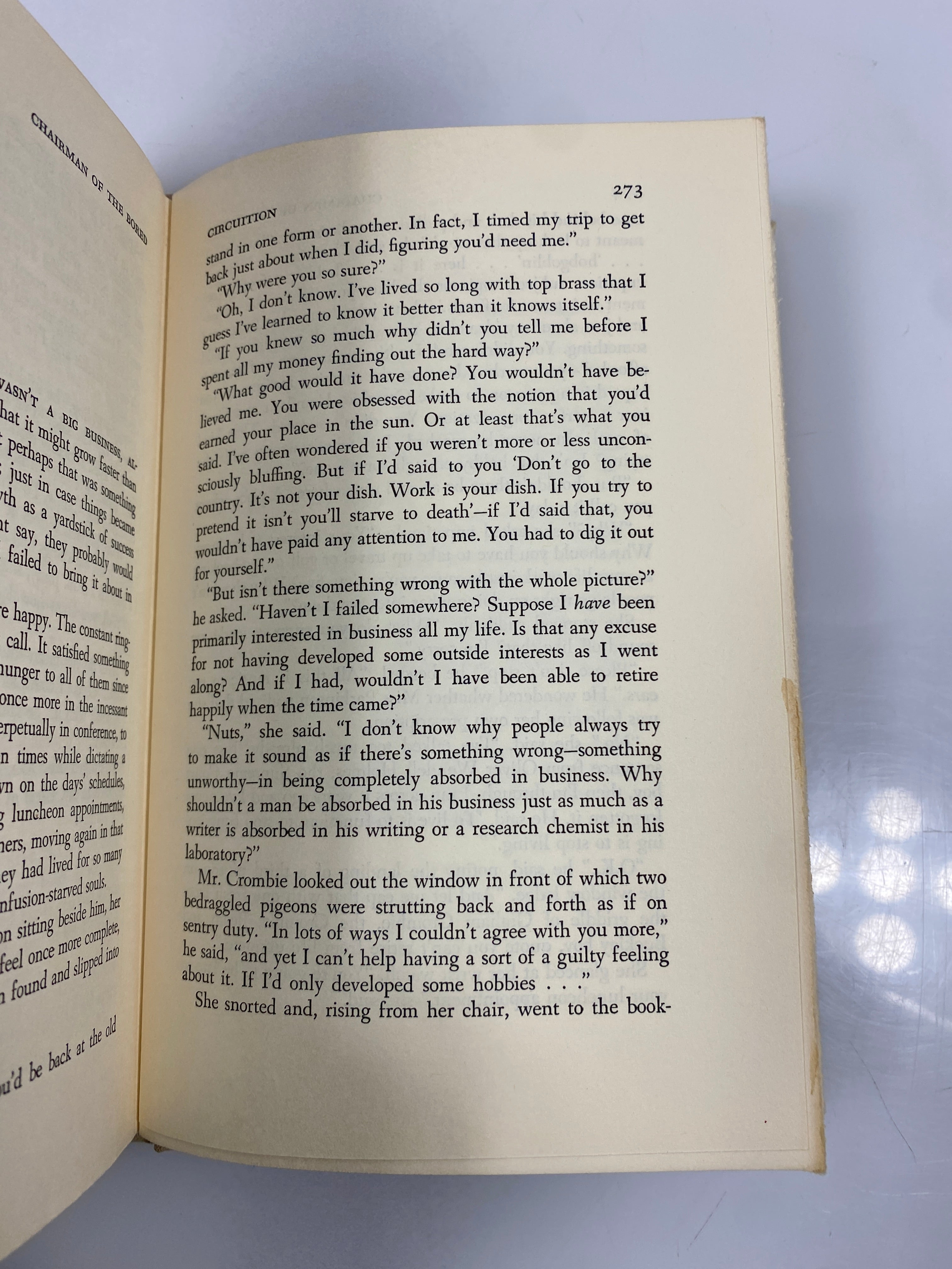 Chairman of the Bored by Streeter 1961 Harper & Brothers HCDJ