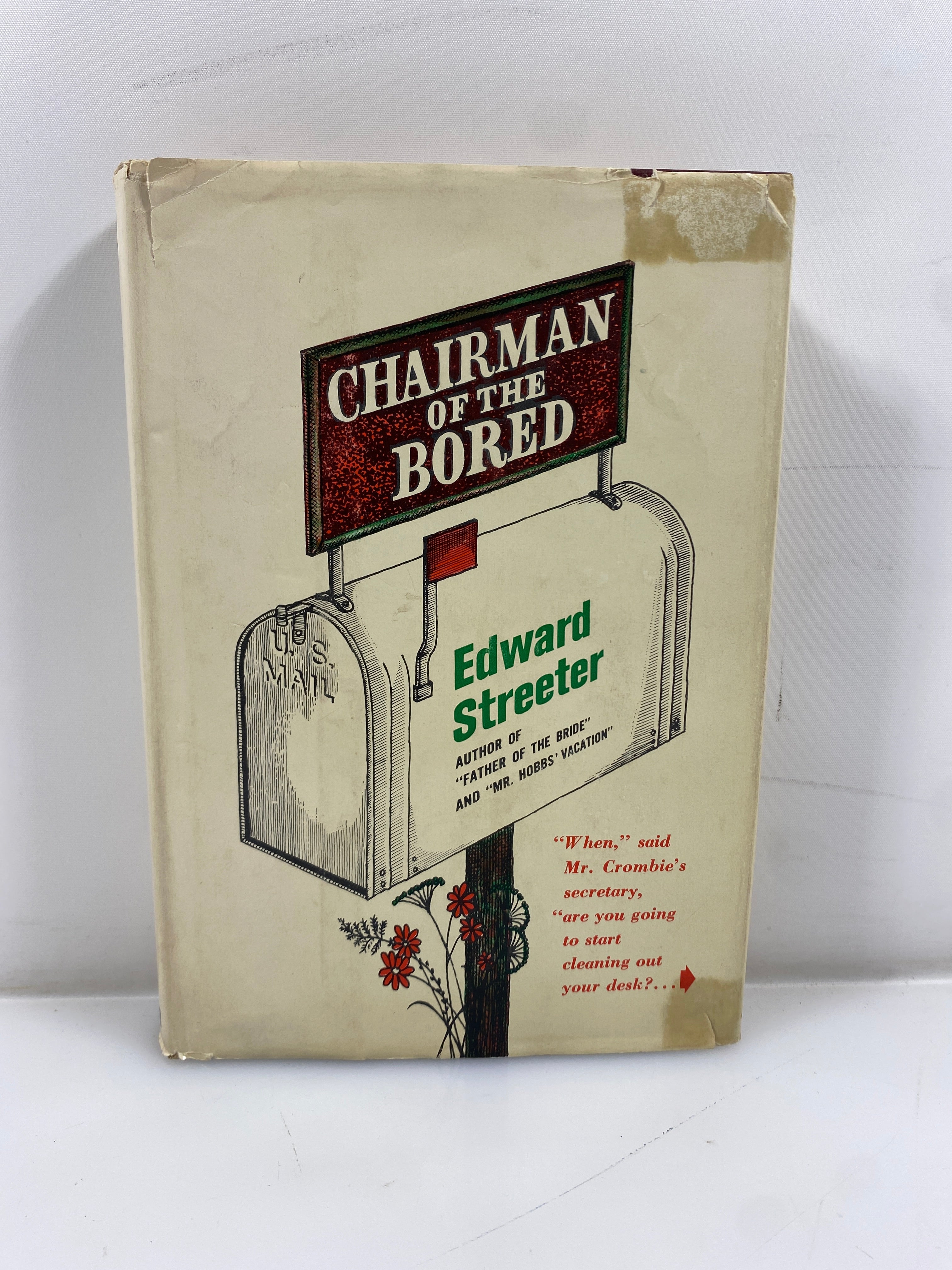 Chairman of the Bored by Streeter 1961 Harper & Brothers HCDJ