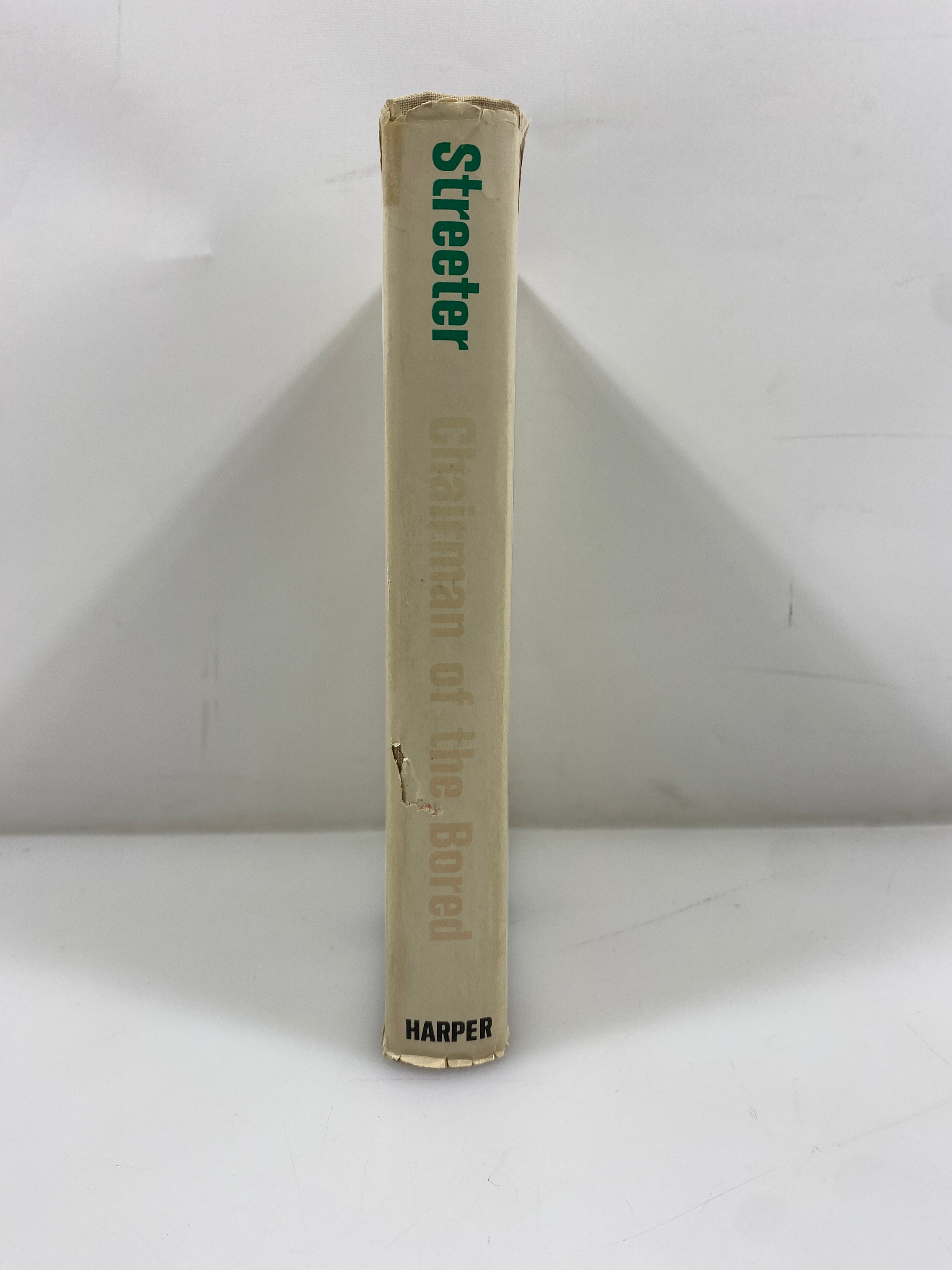 Chairman of the Bored by Streeter 1961 Harper & Brothers HCDJ