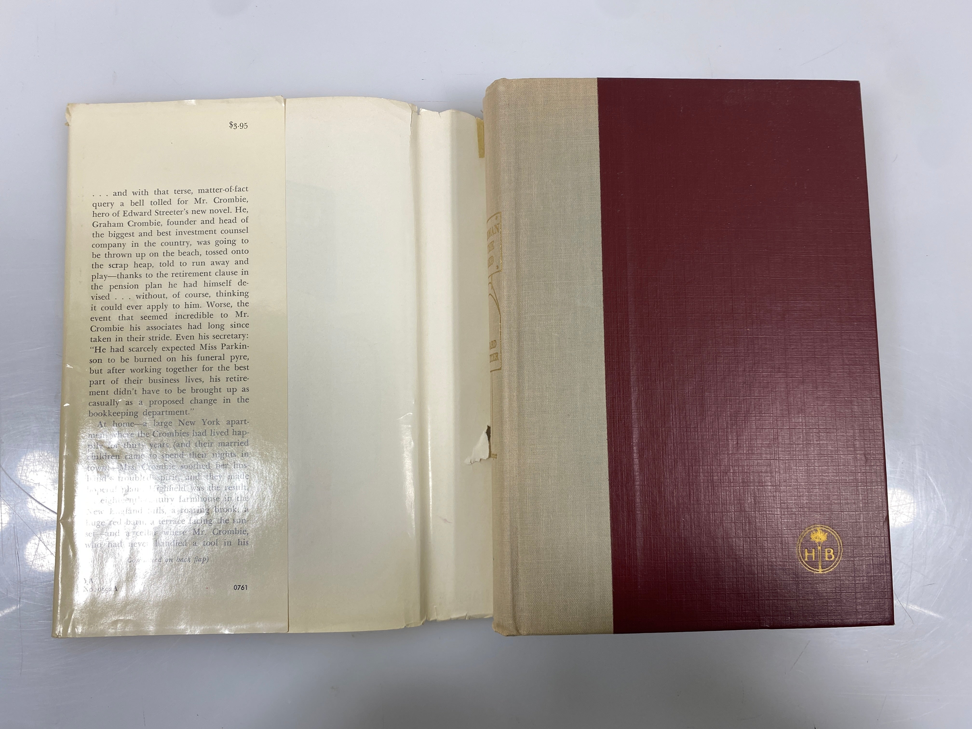 Chairman of the Bored by Streeter 1961 Harper & Brothers HCDJ