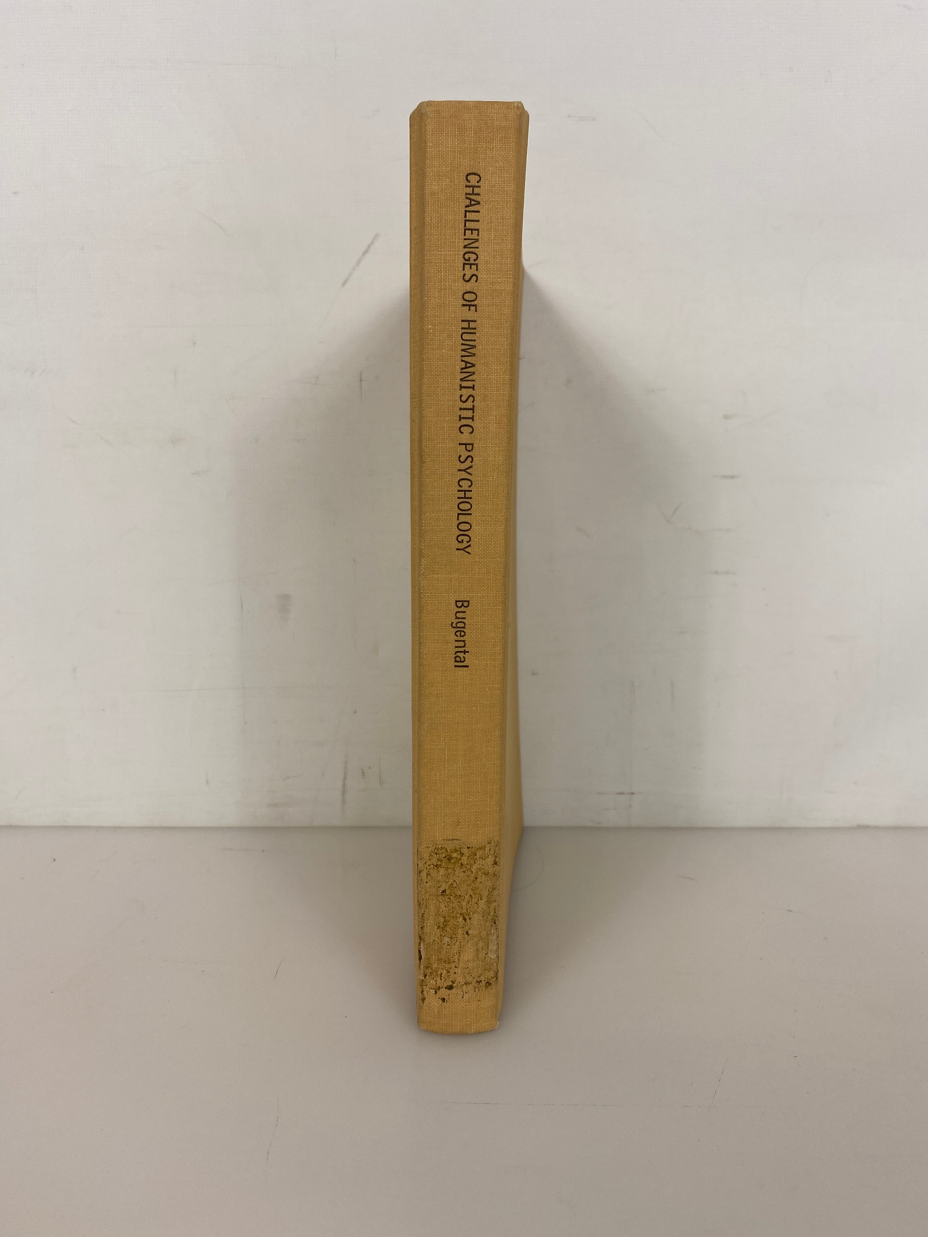 Challenges of Humanistic Psychology by Bugental 1967 Library Binding HC
