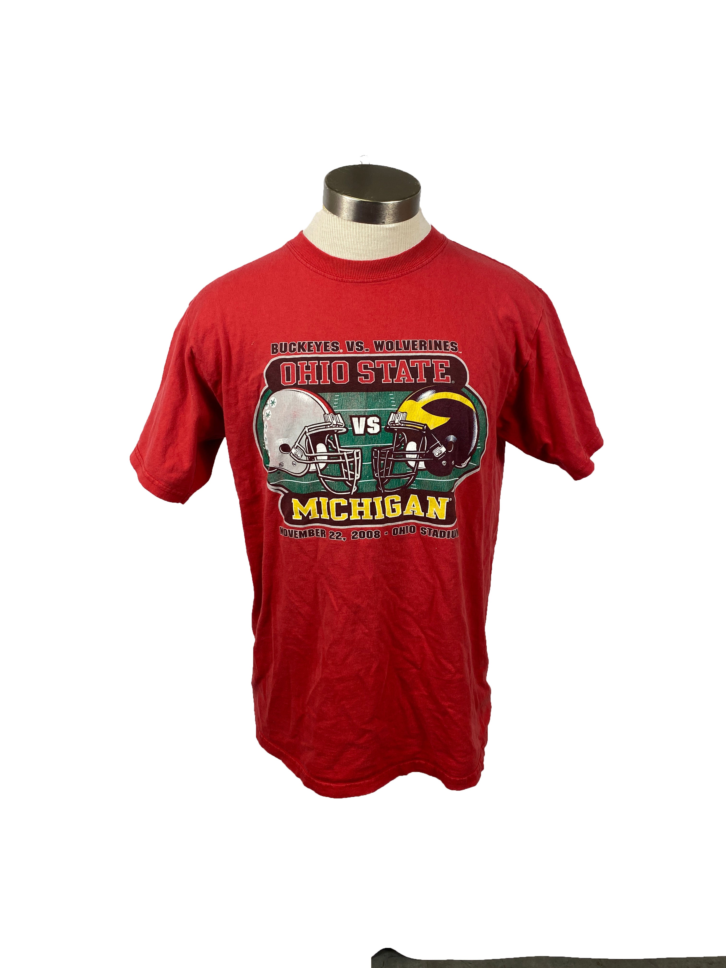 Champion Red Ohio State Vs Michigan T-Shirt Men's Size L