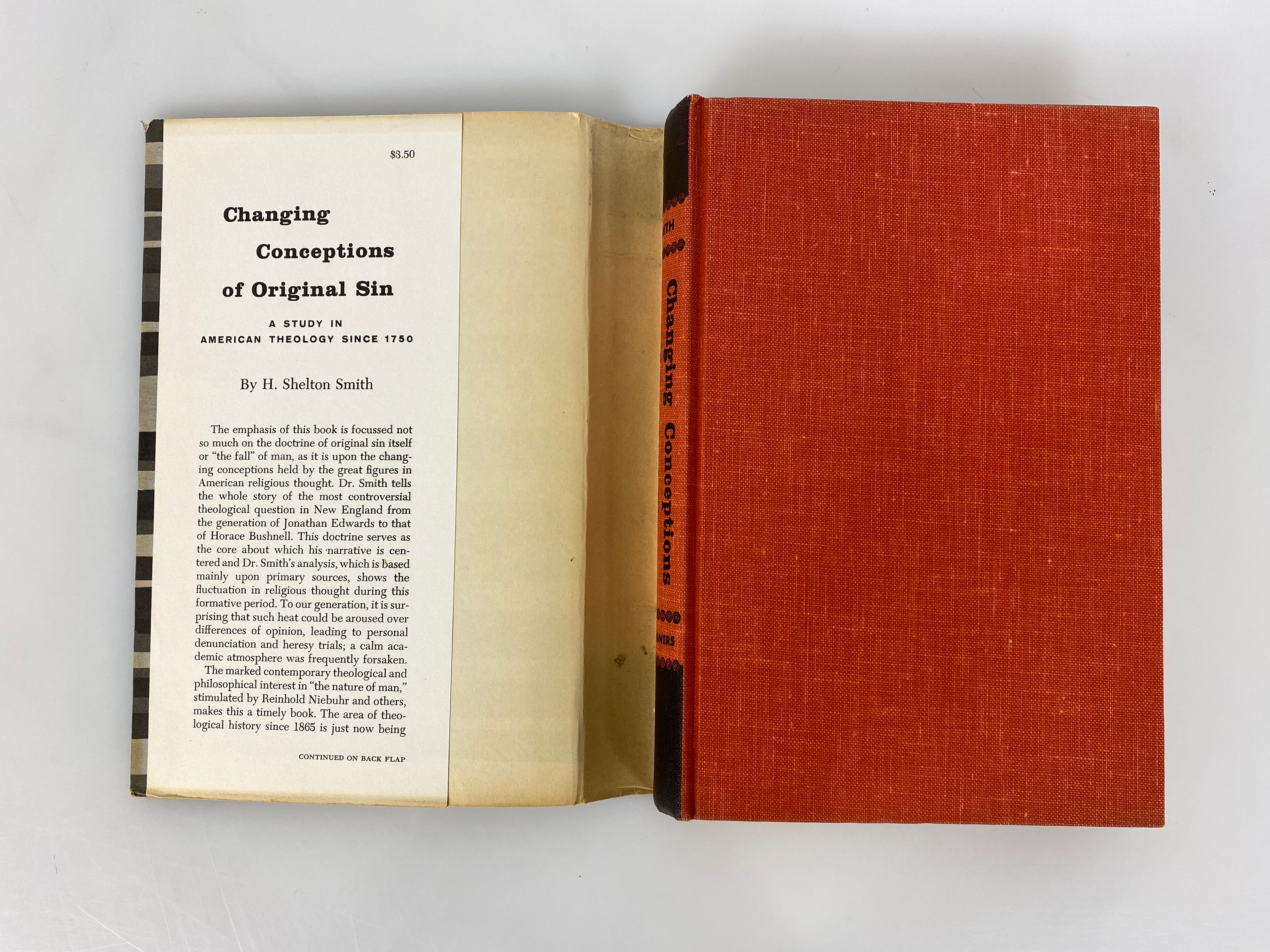 Changing Conceptions of Original Sin by H. Shelton Smith 1955 1st Ed HC DJ