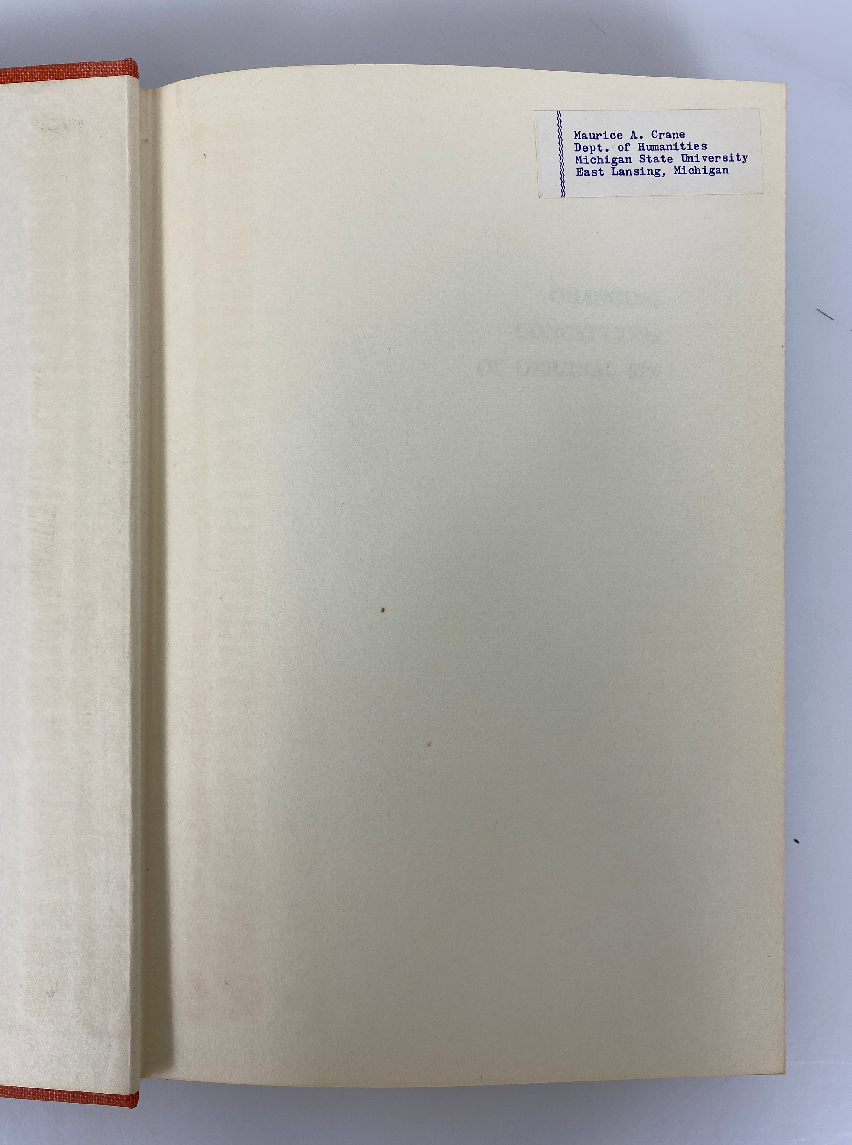 Changing Conceptions of Original Sin by H. Shelton Smith 1955 1st Ed HC DJ