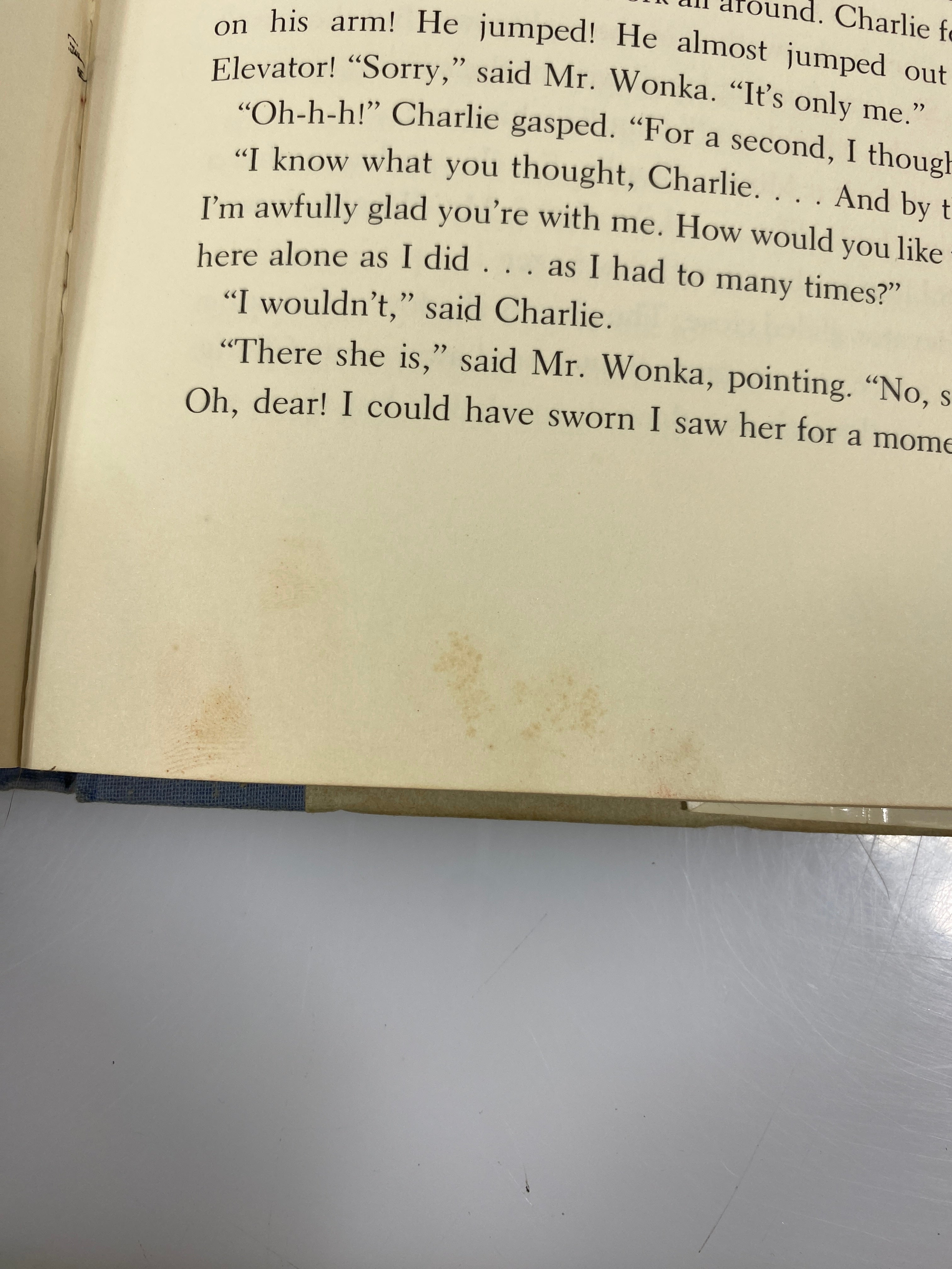 Charlie and the Great Glass Elevator by Roald Dahl 1972 HCDJ