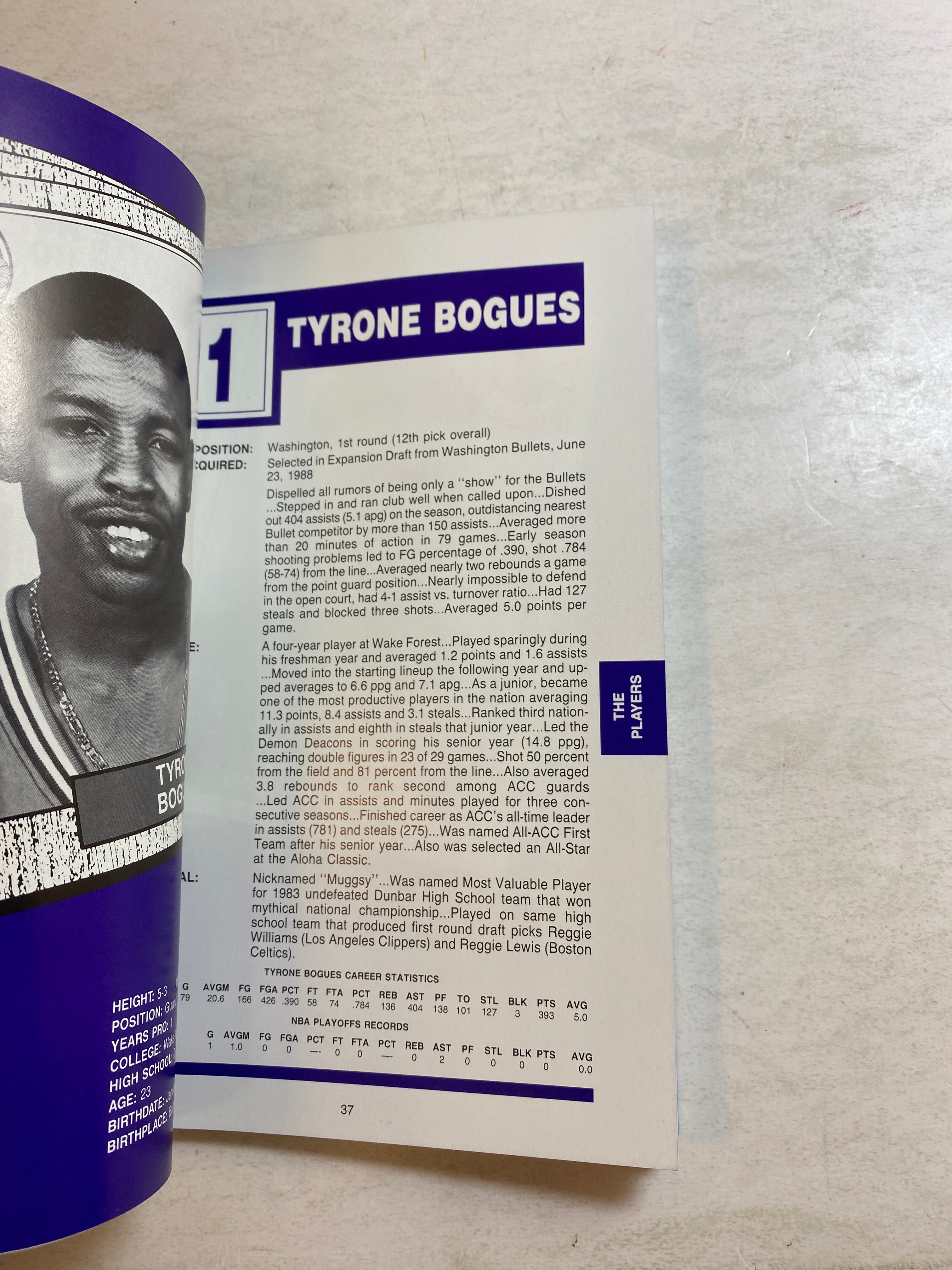 Charlotte Hornets NBA Media Guide 1988-1989