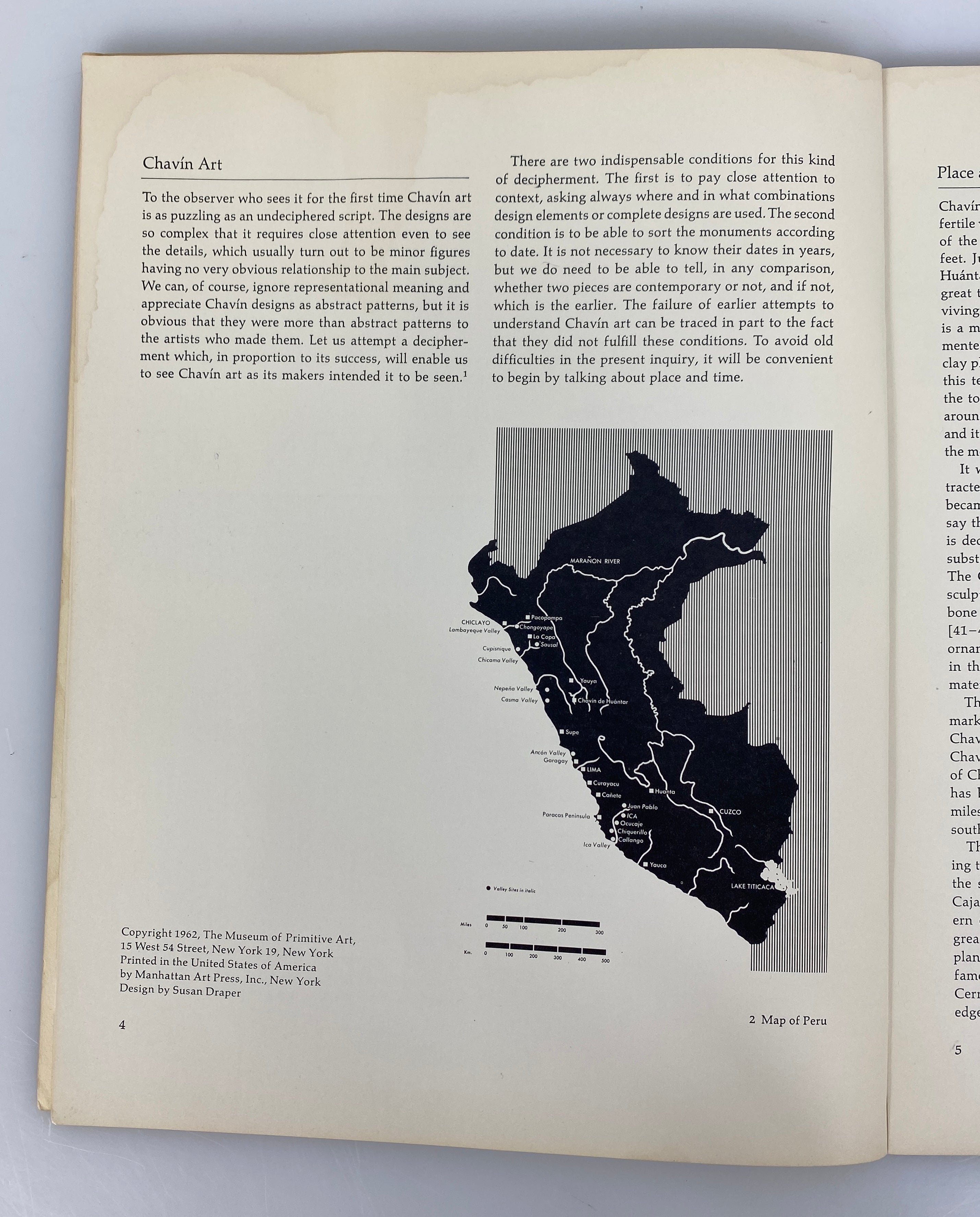 Chavin Art The Museum of Primitive Art NY 1962 SC
