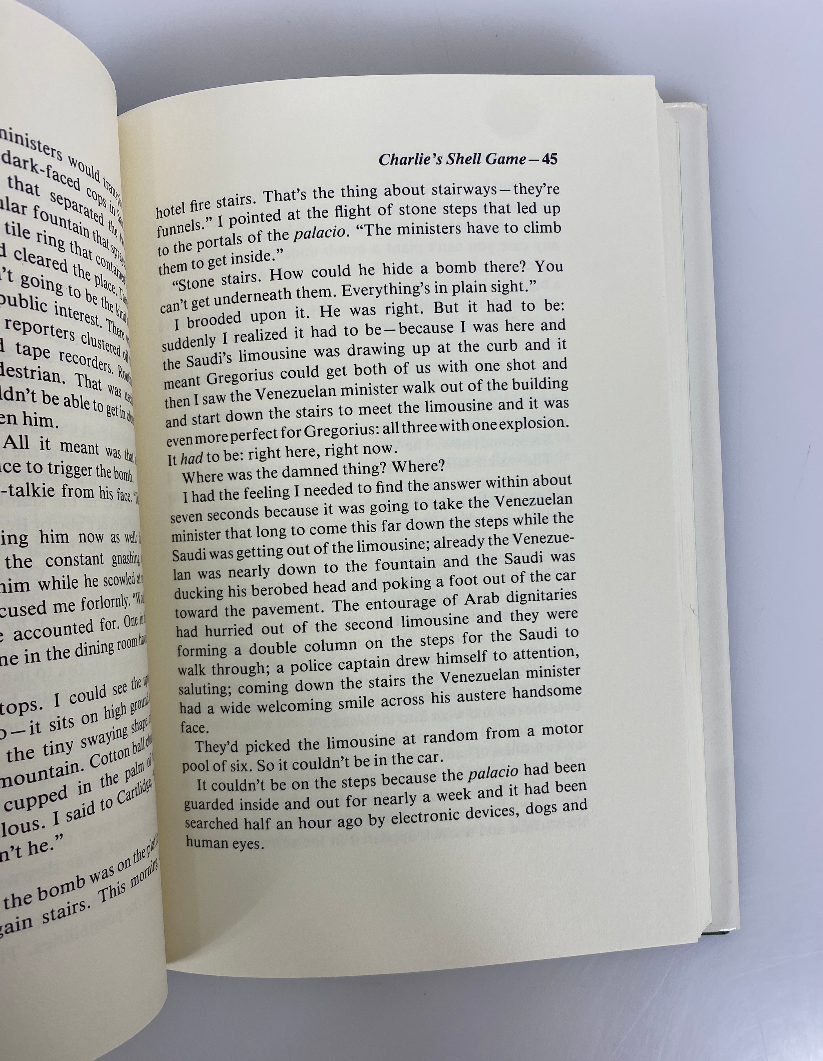 Checkpoint Charlie by Garfield 1981 Signed 3/250 Mysterious Press DJ Slipcase