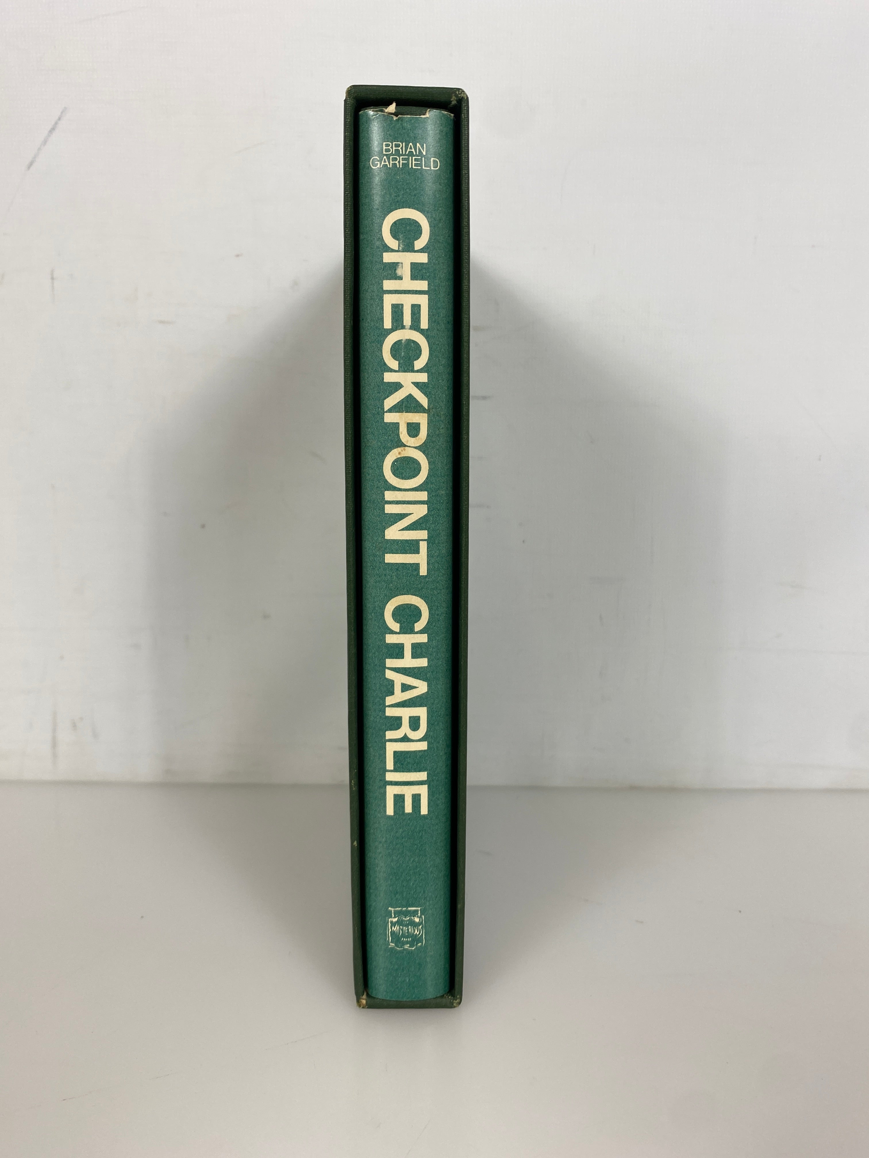 Checkpoint Charlie by Garfield 1981 Signed 3/250 Mysterious Press DJ Slipcase