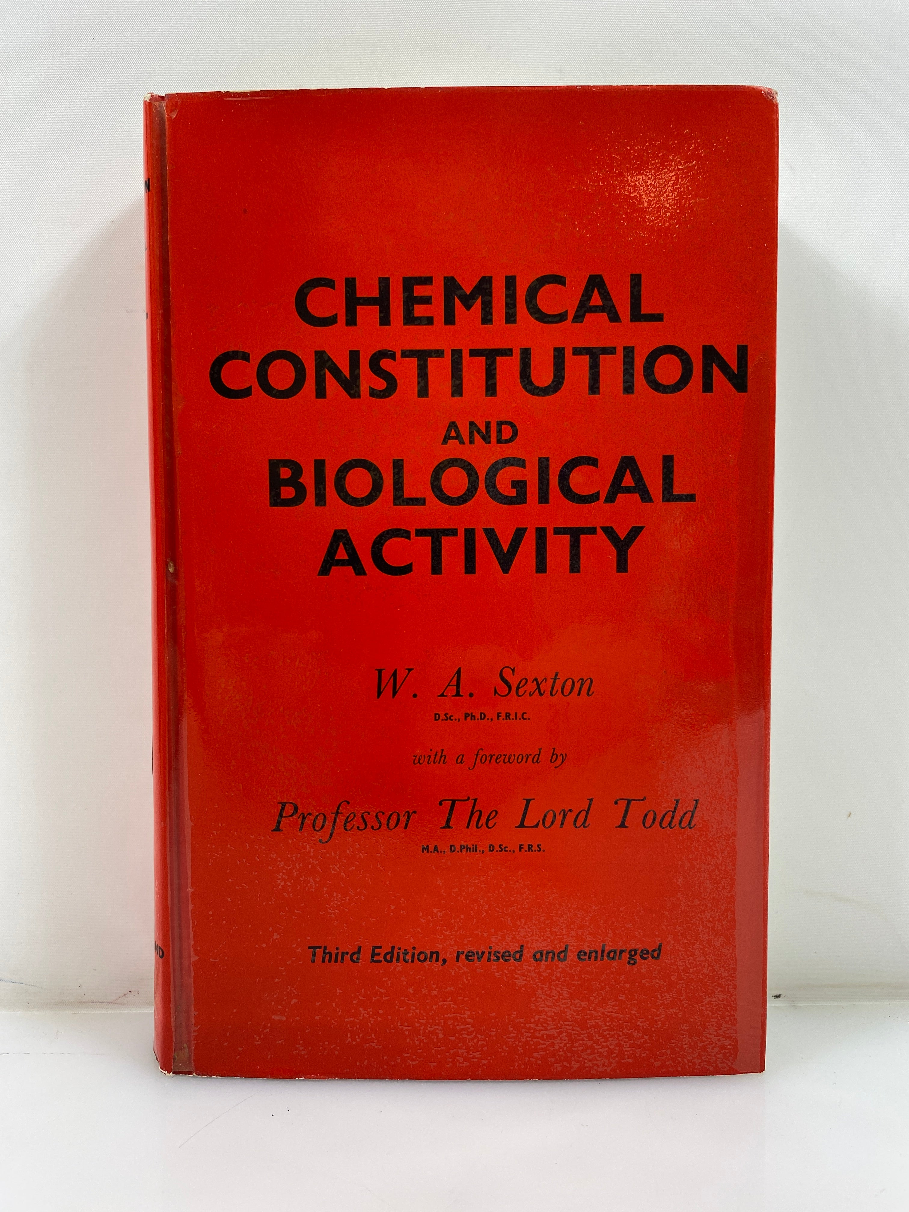 Chemical Constitution and Biological Activity by Sexton 1963 HCDJ