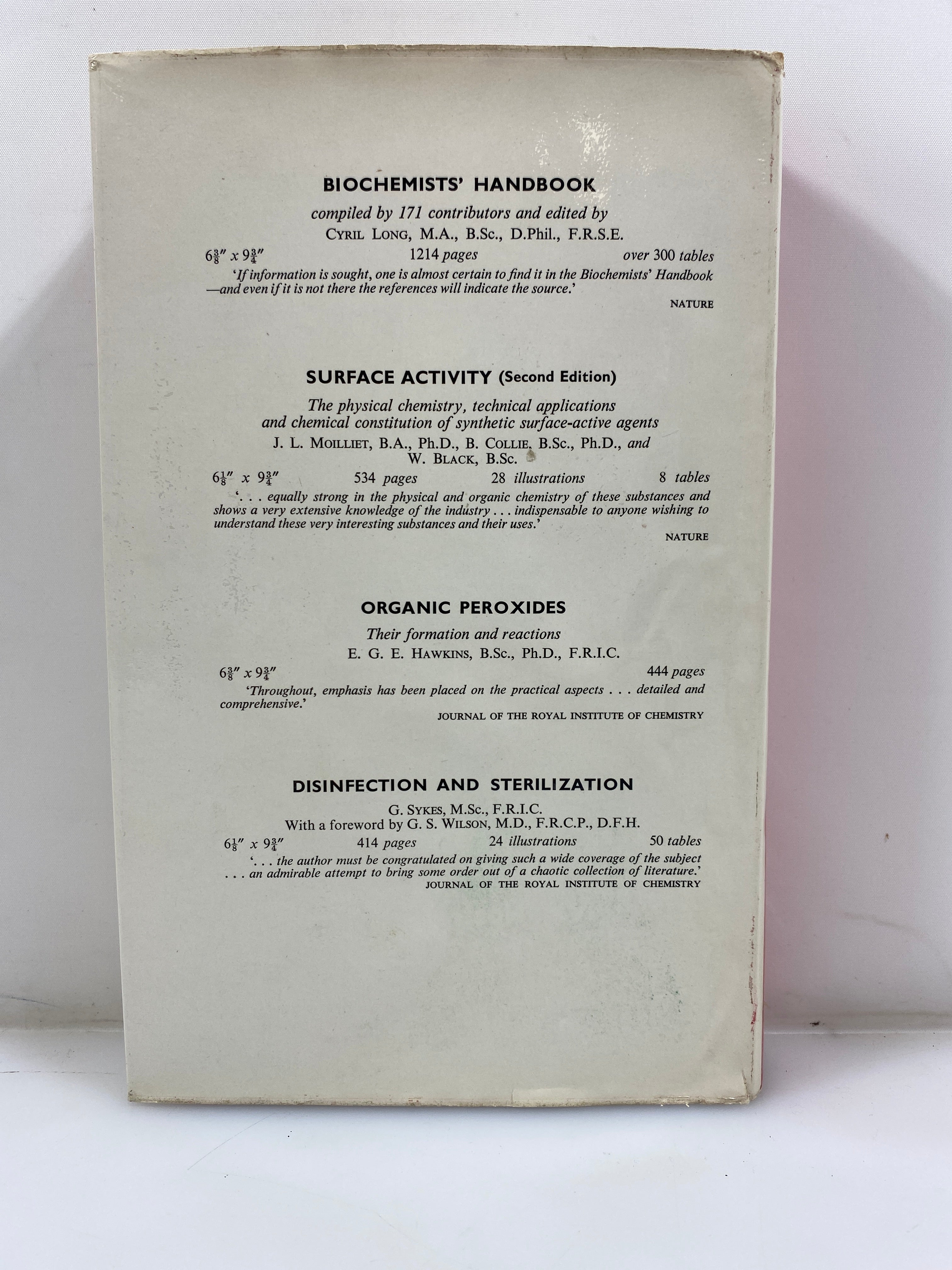 Chemical Constitution and Biological Activity by Sexton 1963 HCDJ