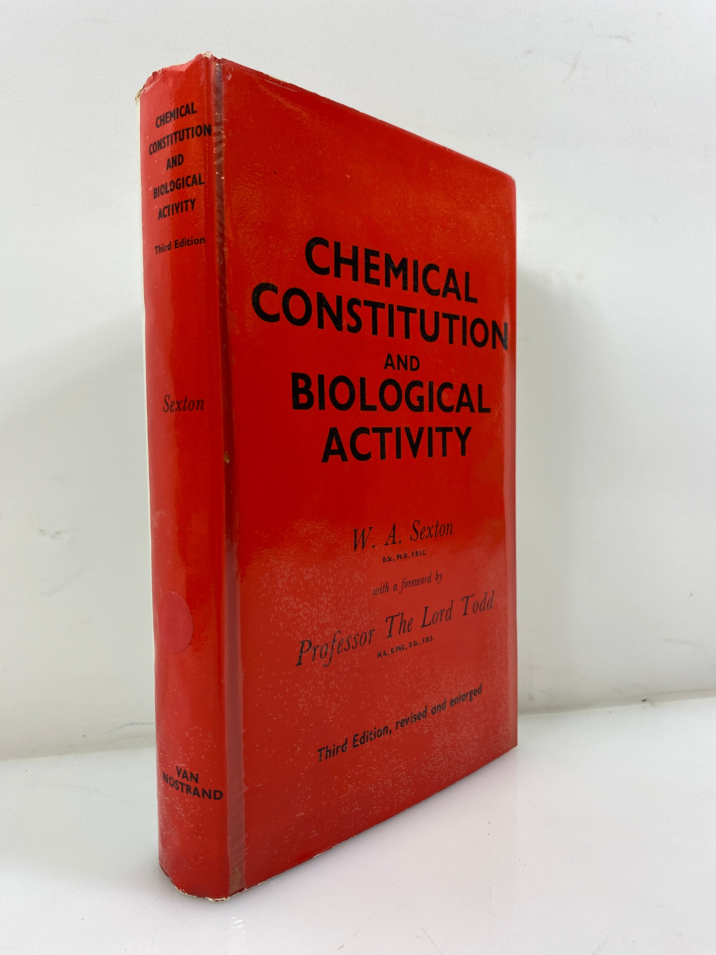 Chemical Constitution and Biological Activity by Sexton 1963 HCDJ