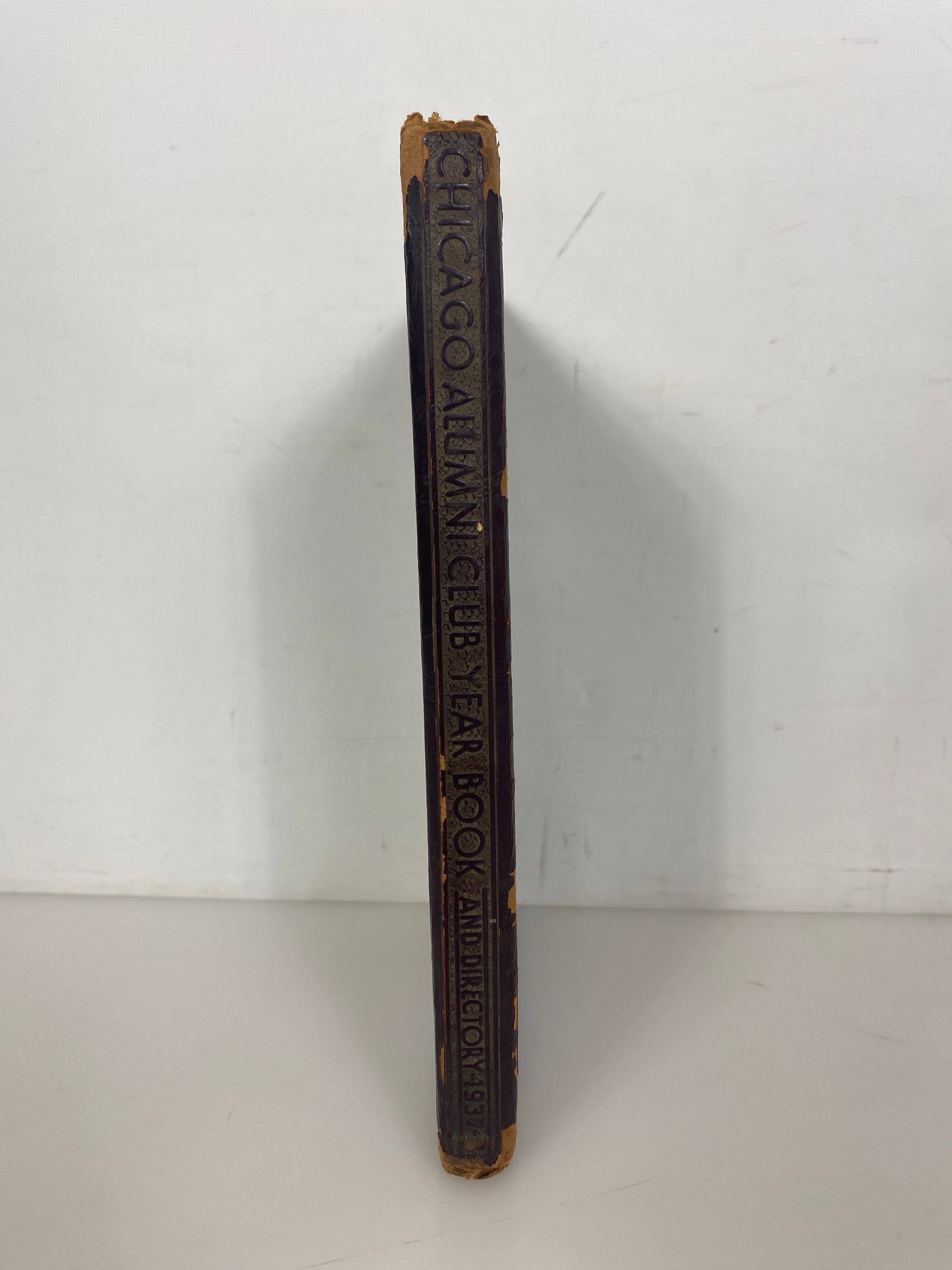 Chicago Alumni Club Yearbook & Directory University of Chicago 1937-38 HC