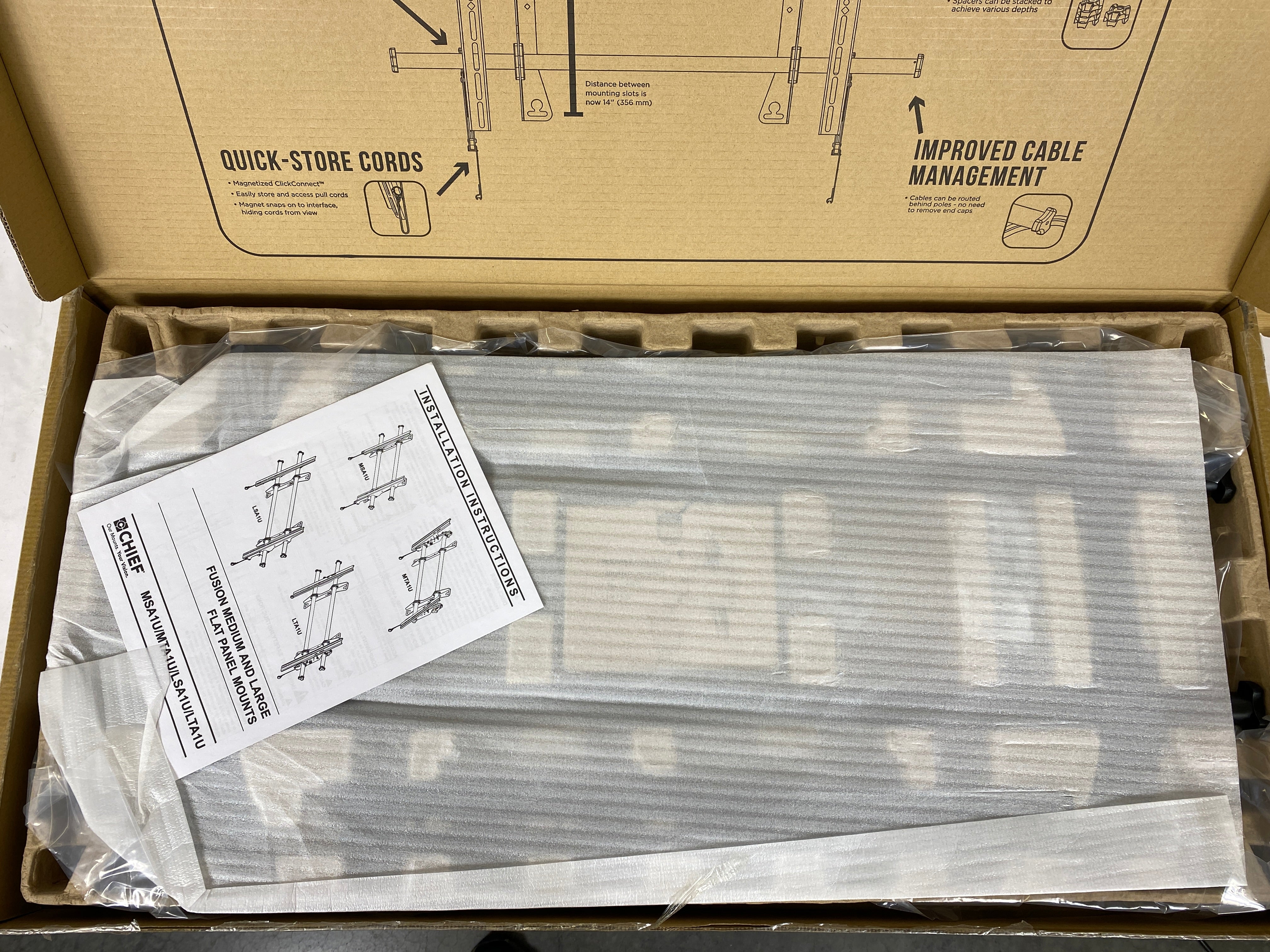 Chief Large Fusion Fixed Wall Display Mount LSA1U *NEW*