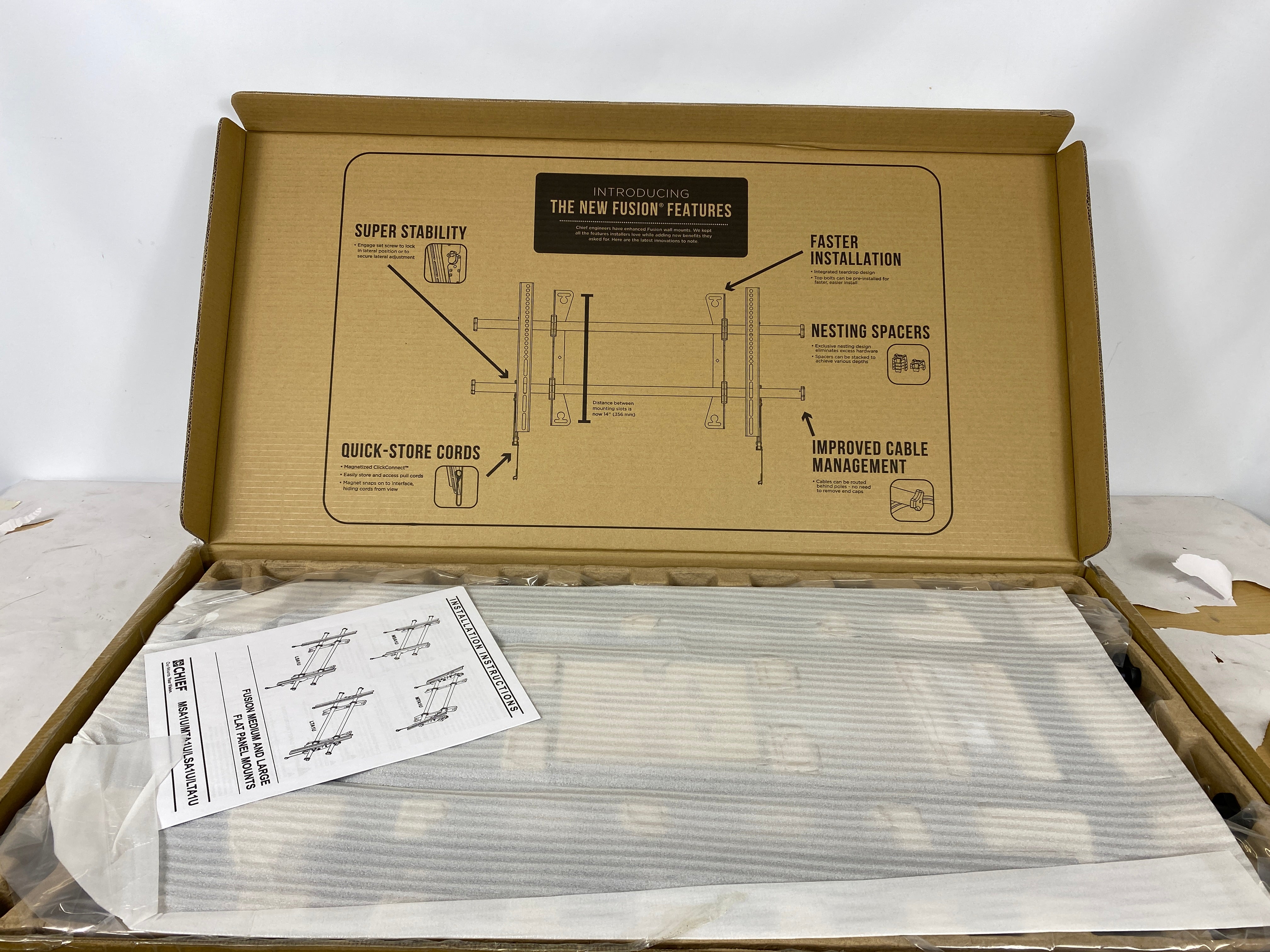 Chief Large Fusion Fixed Wall Display Mount LSA1U *NEW*