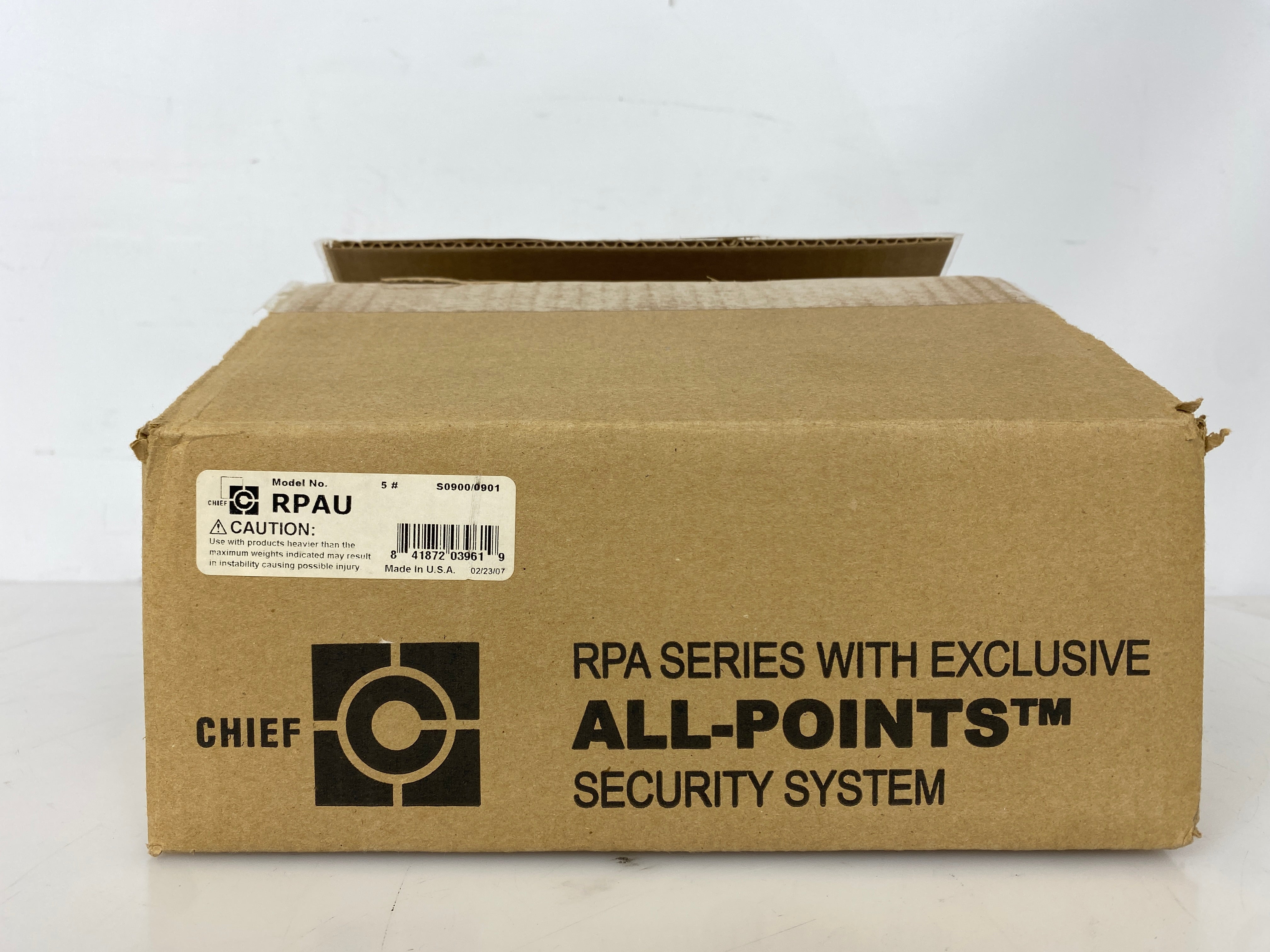 Chief RPAU Inverted LCD/DLP Projector Ceiling Mount Black