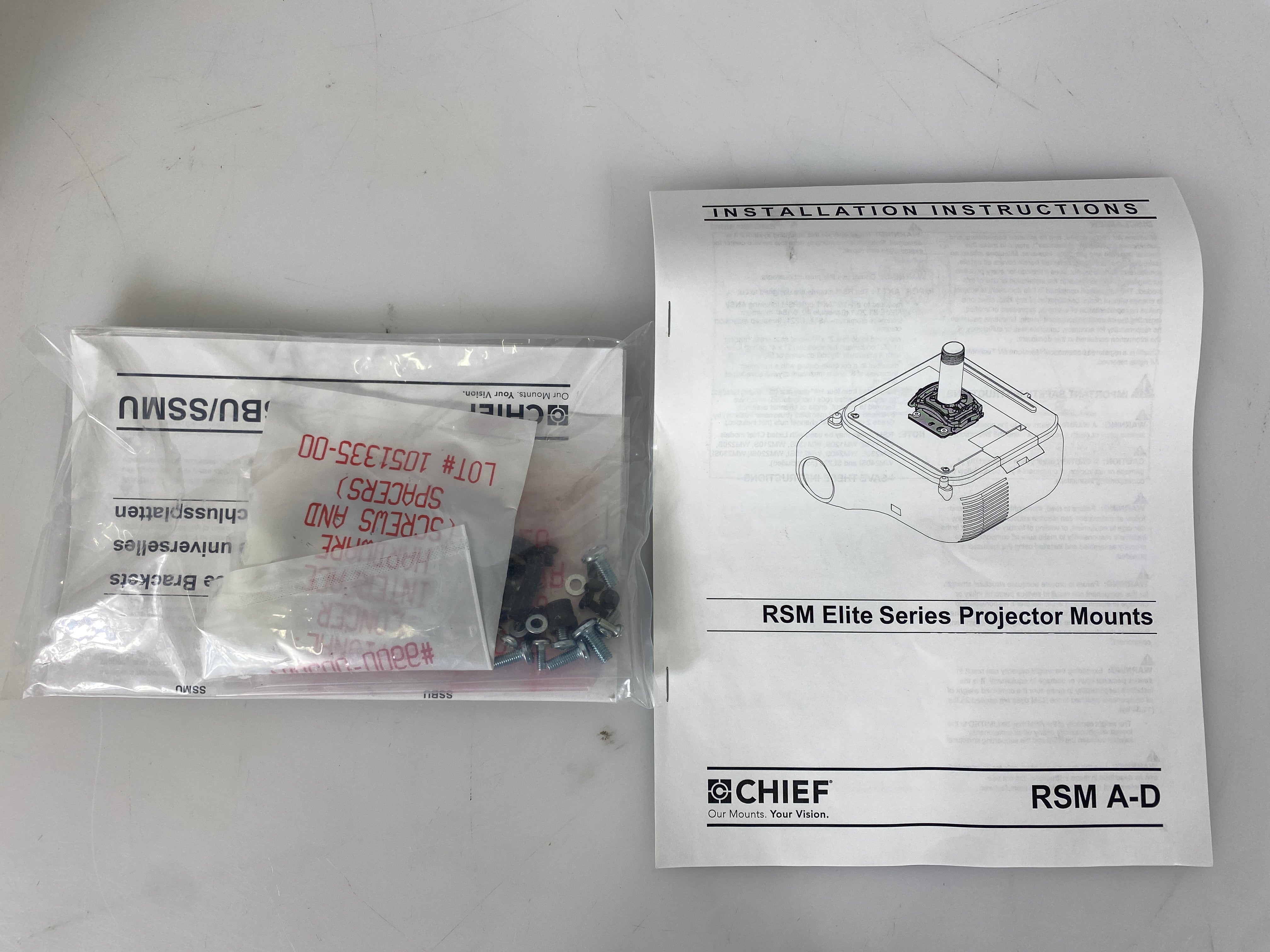Chief RSMAUS Mini RPA Elite Projector Mount Black