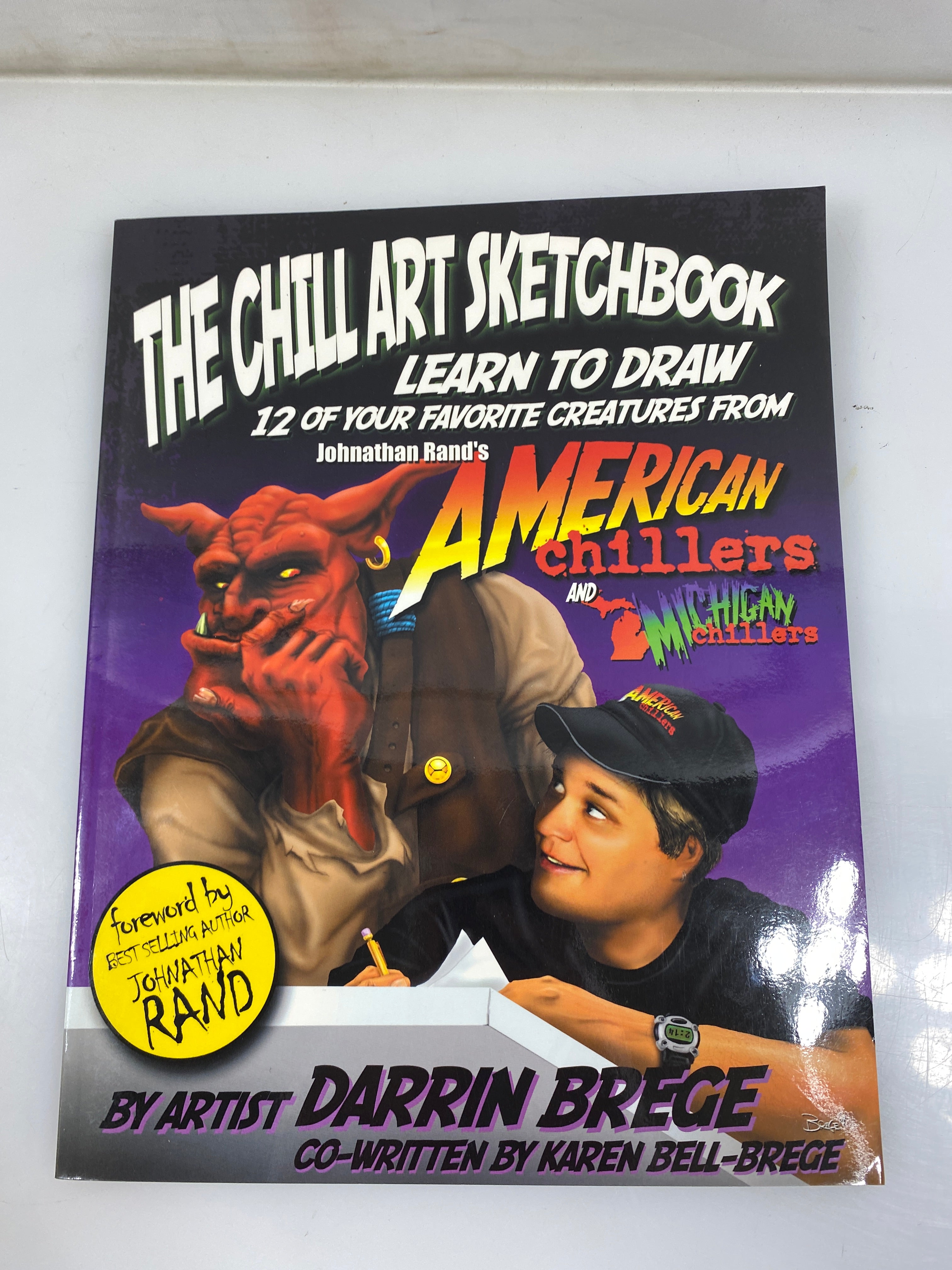 Chill Art Sketchbook Darrin Brege Karen Bell Brege *Signed*