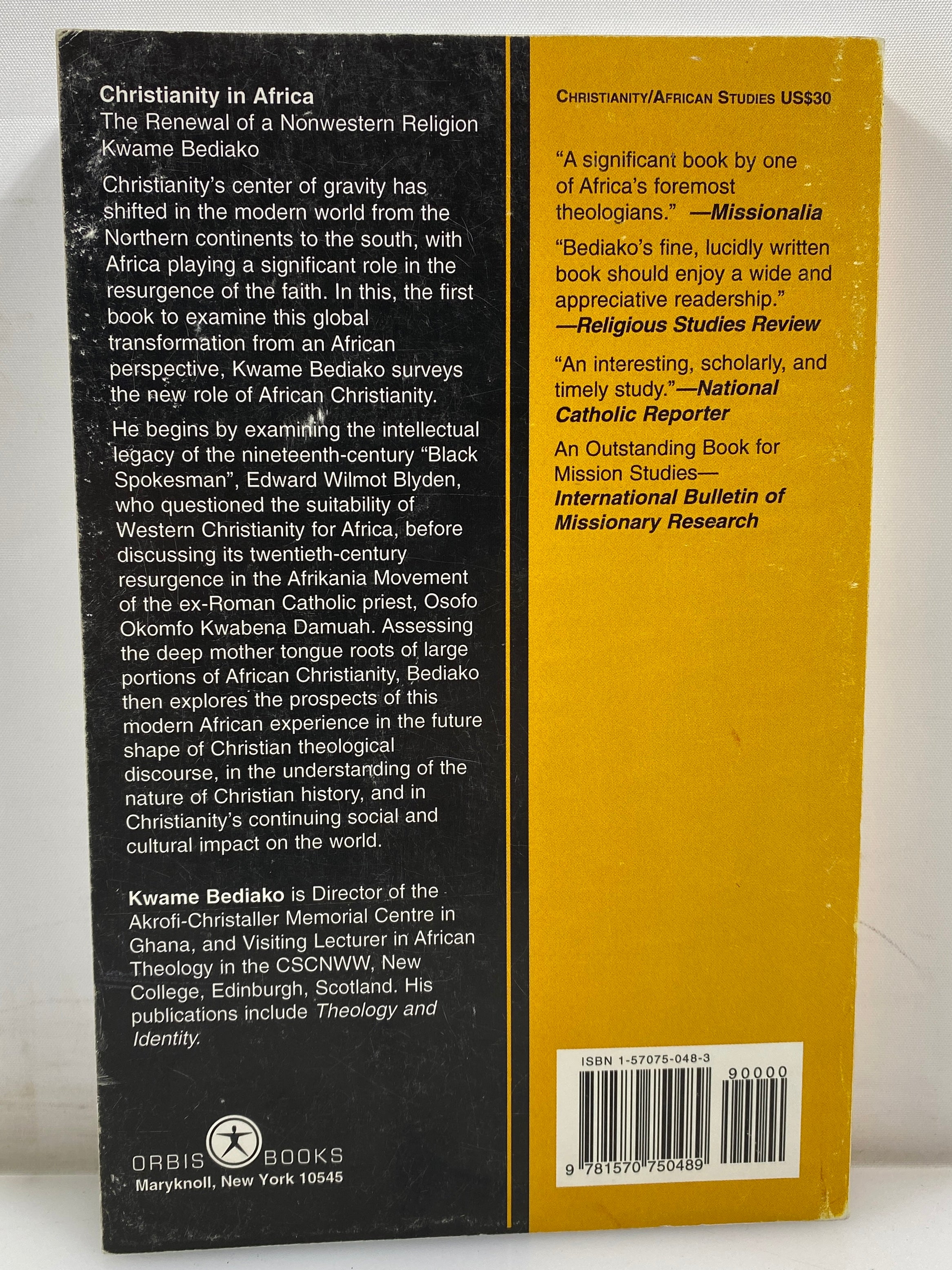 Christianity in Africa by Kwame Bediako 1997 SC