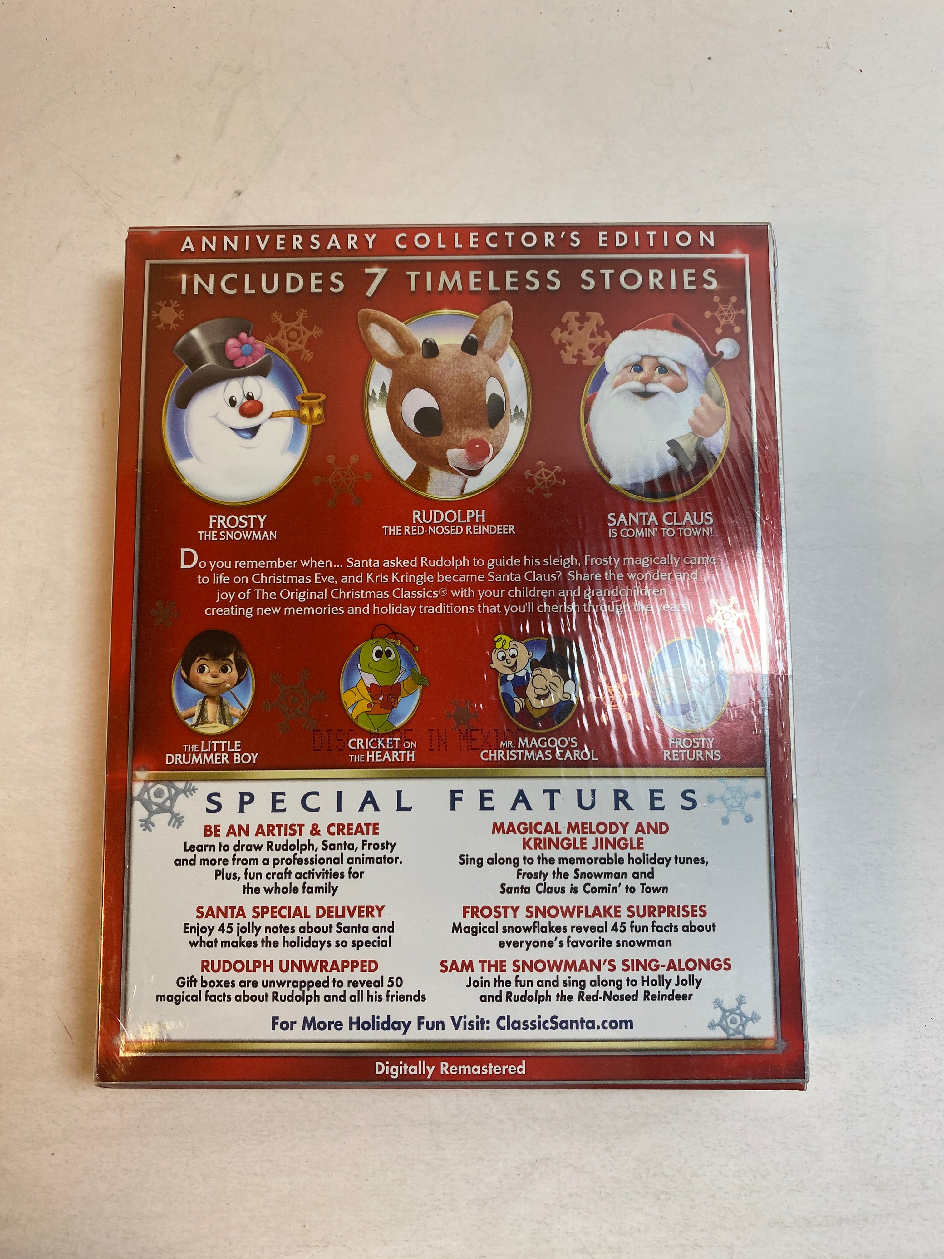 Christmas Classics Blu Ray Rudolph Frosty Santa Claus 2015 *New*