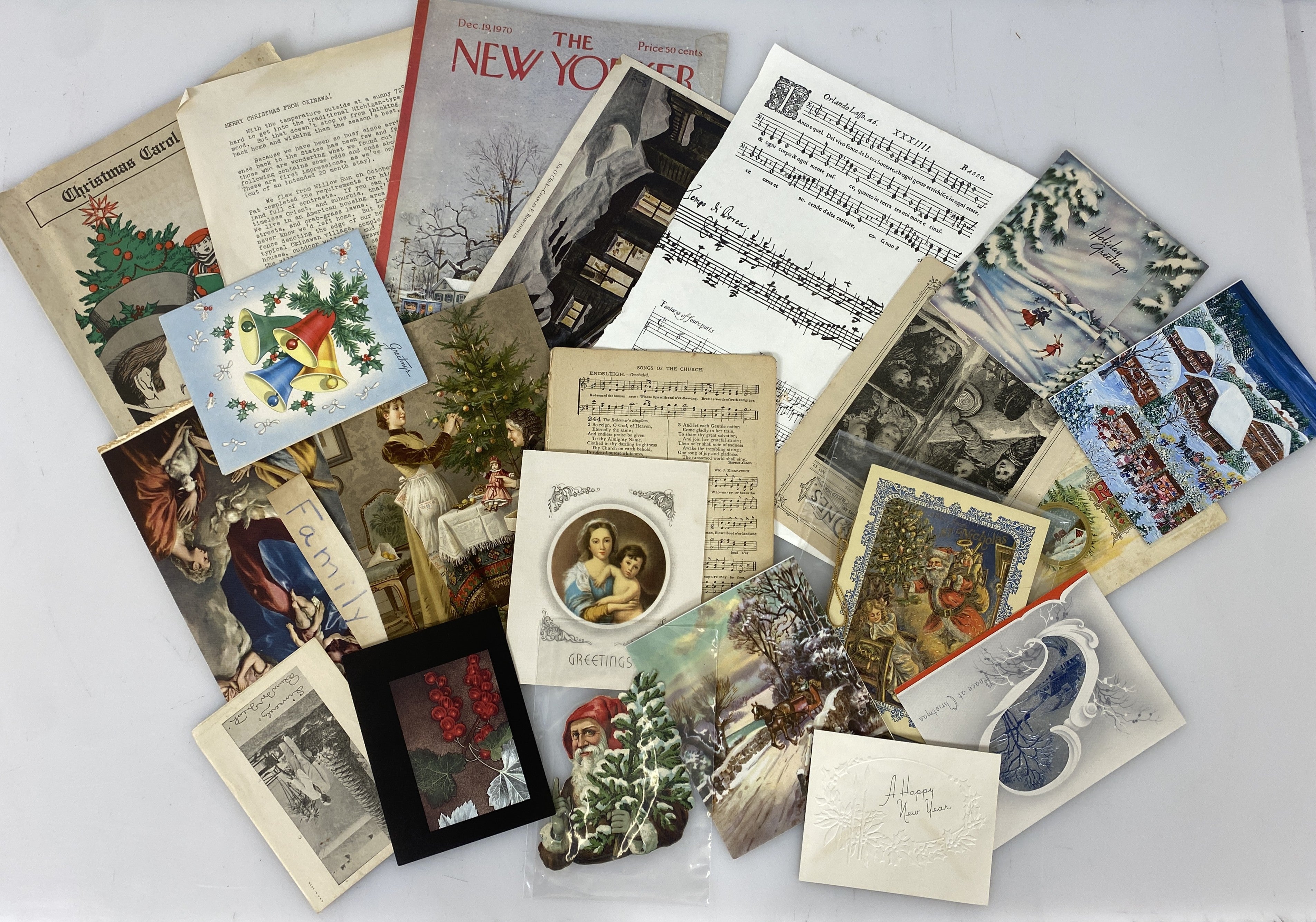 Christmas Paper Ephemera Pack - 25 pcs