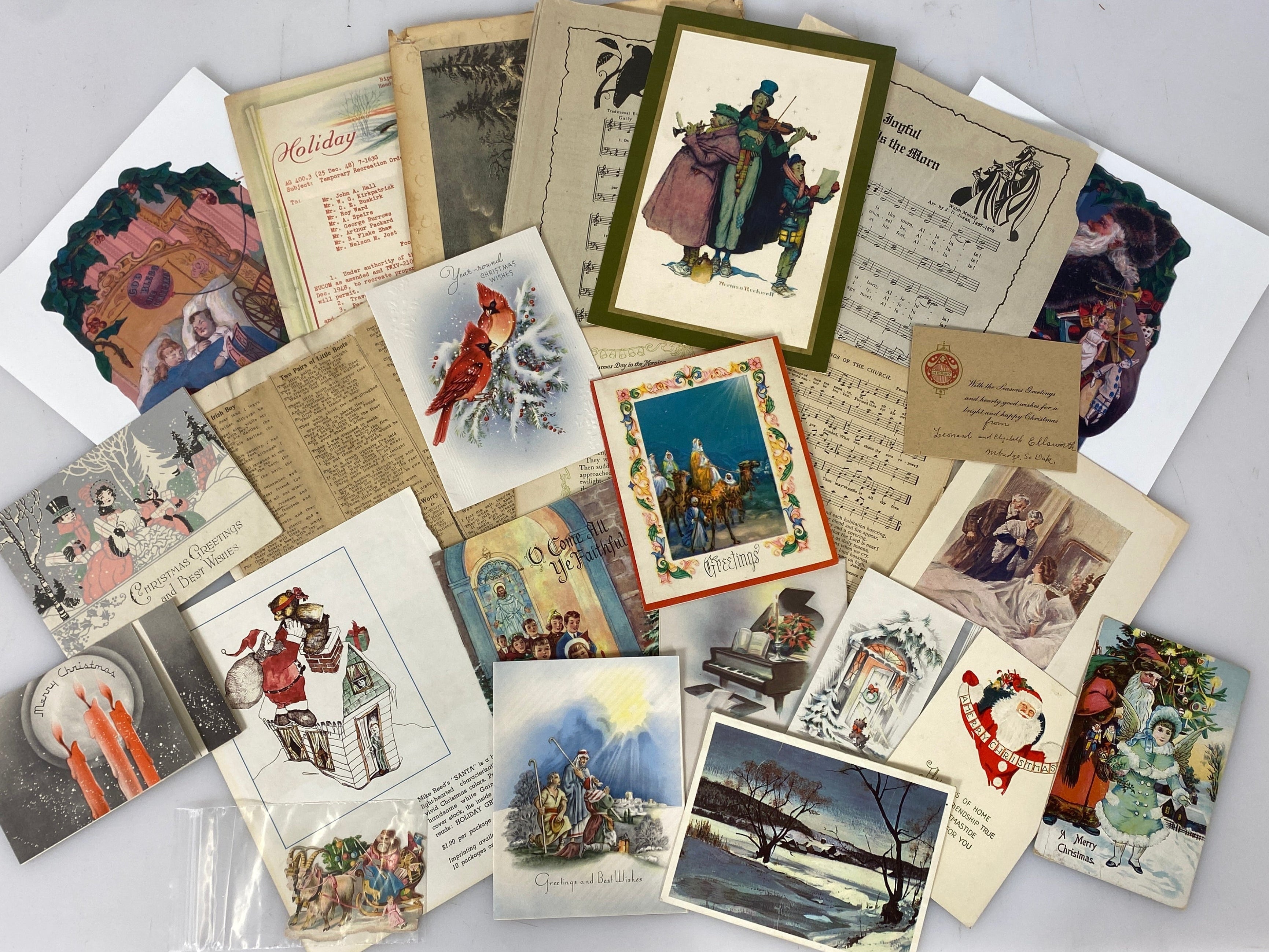 Christmas Paper Ephemera Pack - 25 pcs