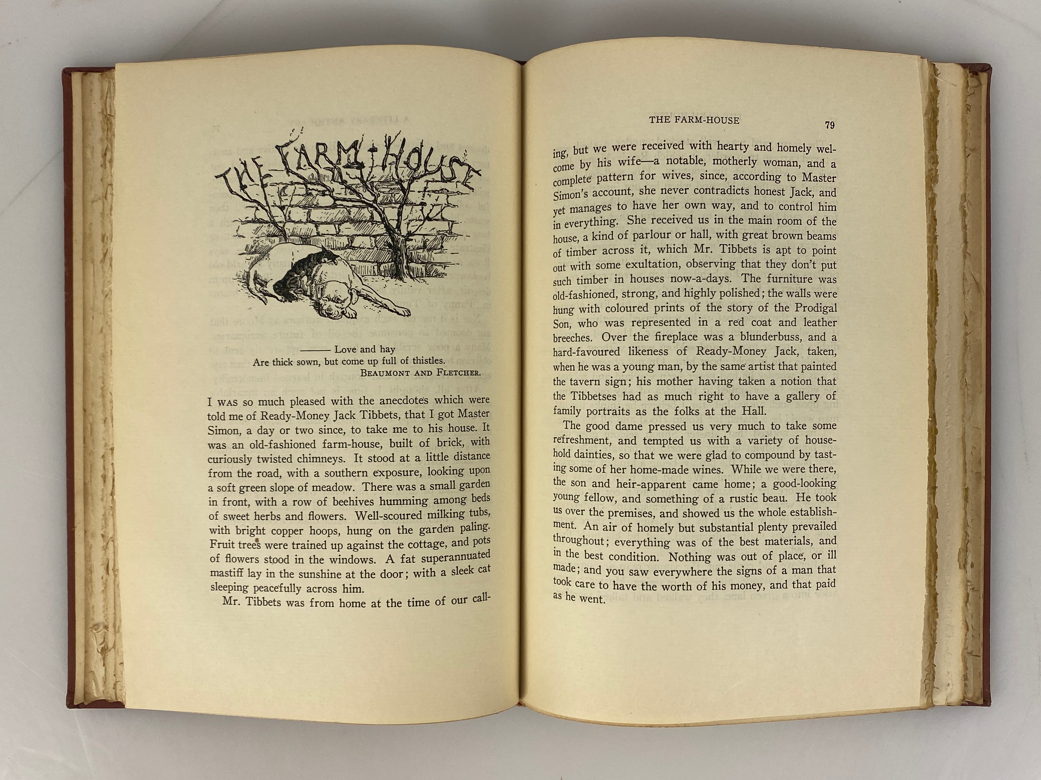 Christmas Stories Illustrated by Randolph Caldecott 1945 Vintage HC