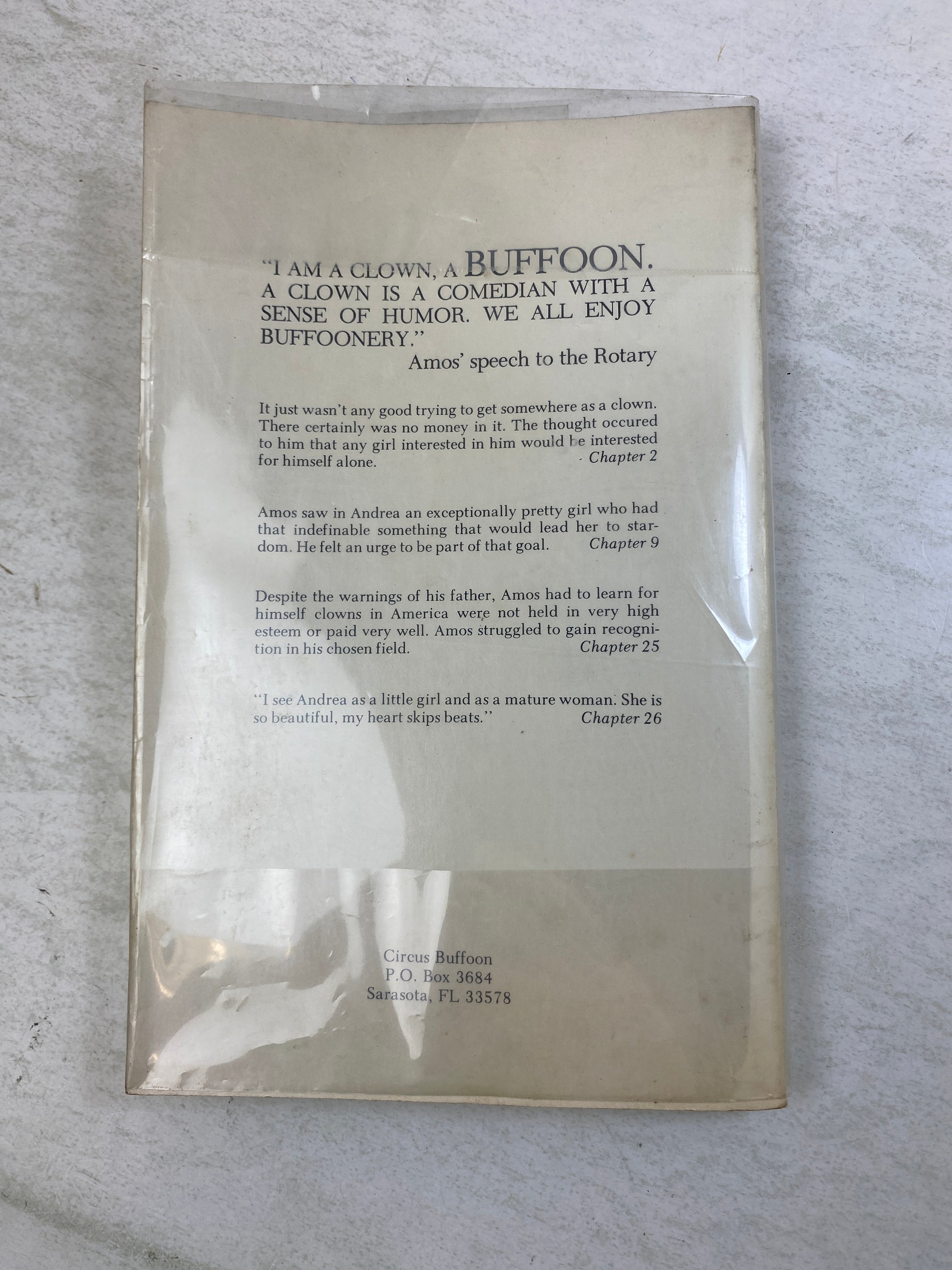 Circus Buffoon Danny Chapman 1982 *Signed and Numbered*