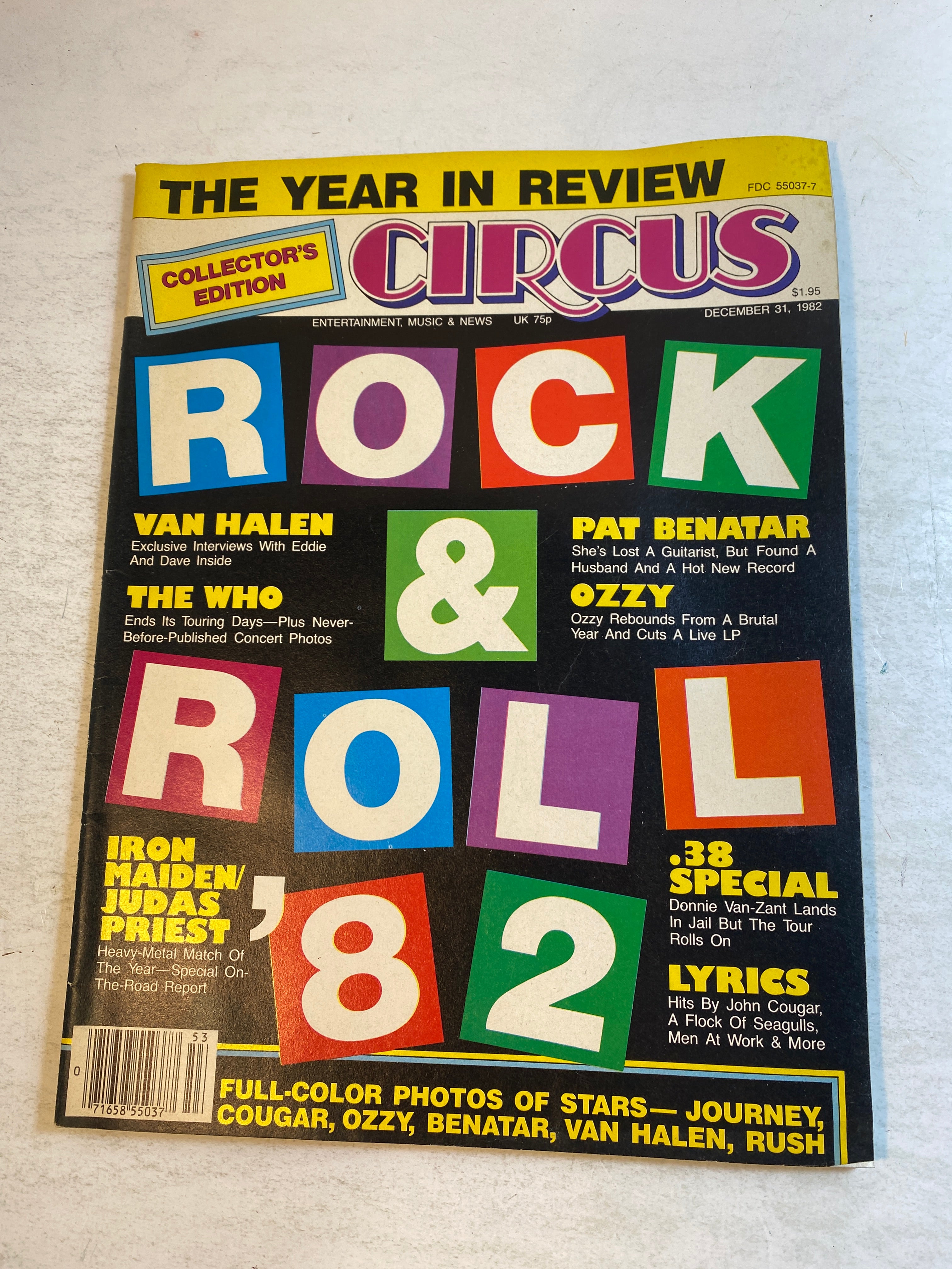 Circus December 31 1982 Year in Rock