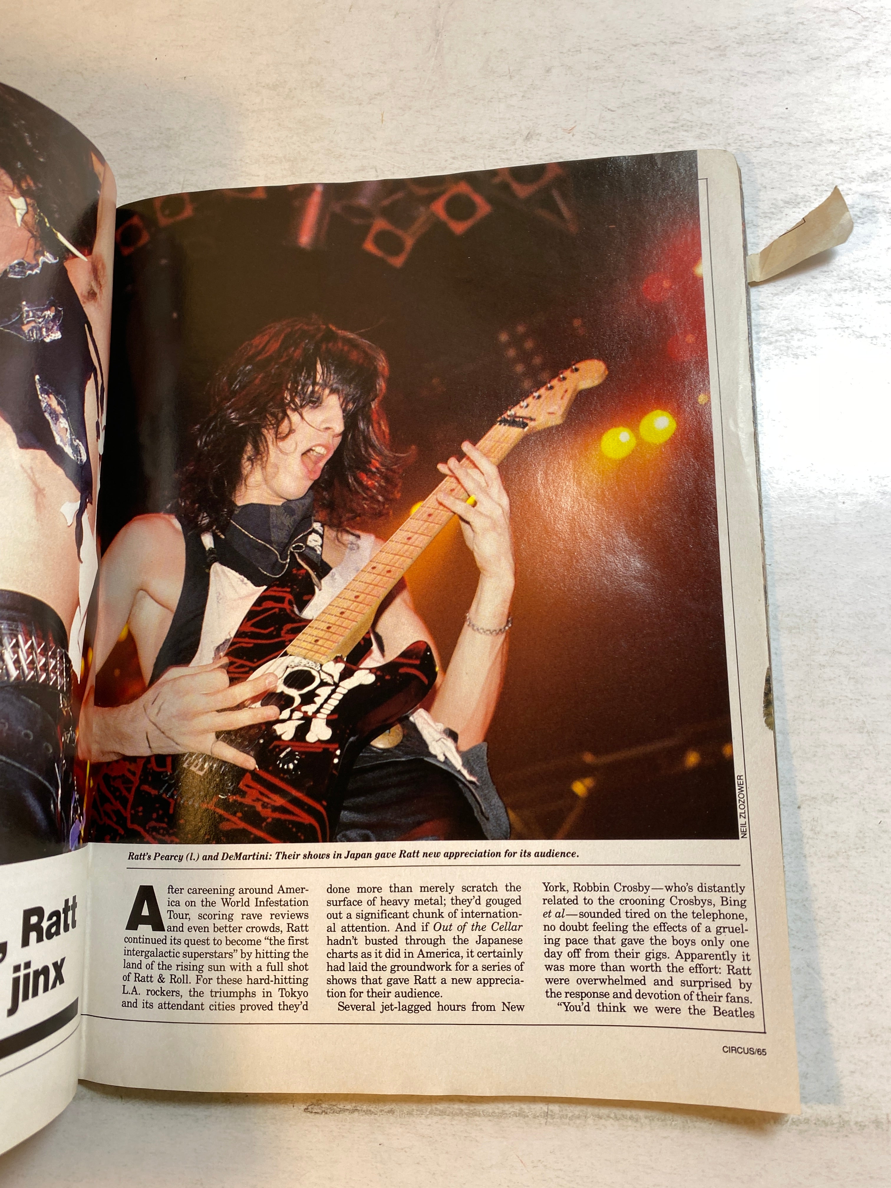 Circus June 30, 1985 Rock on Tour