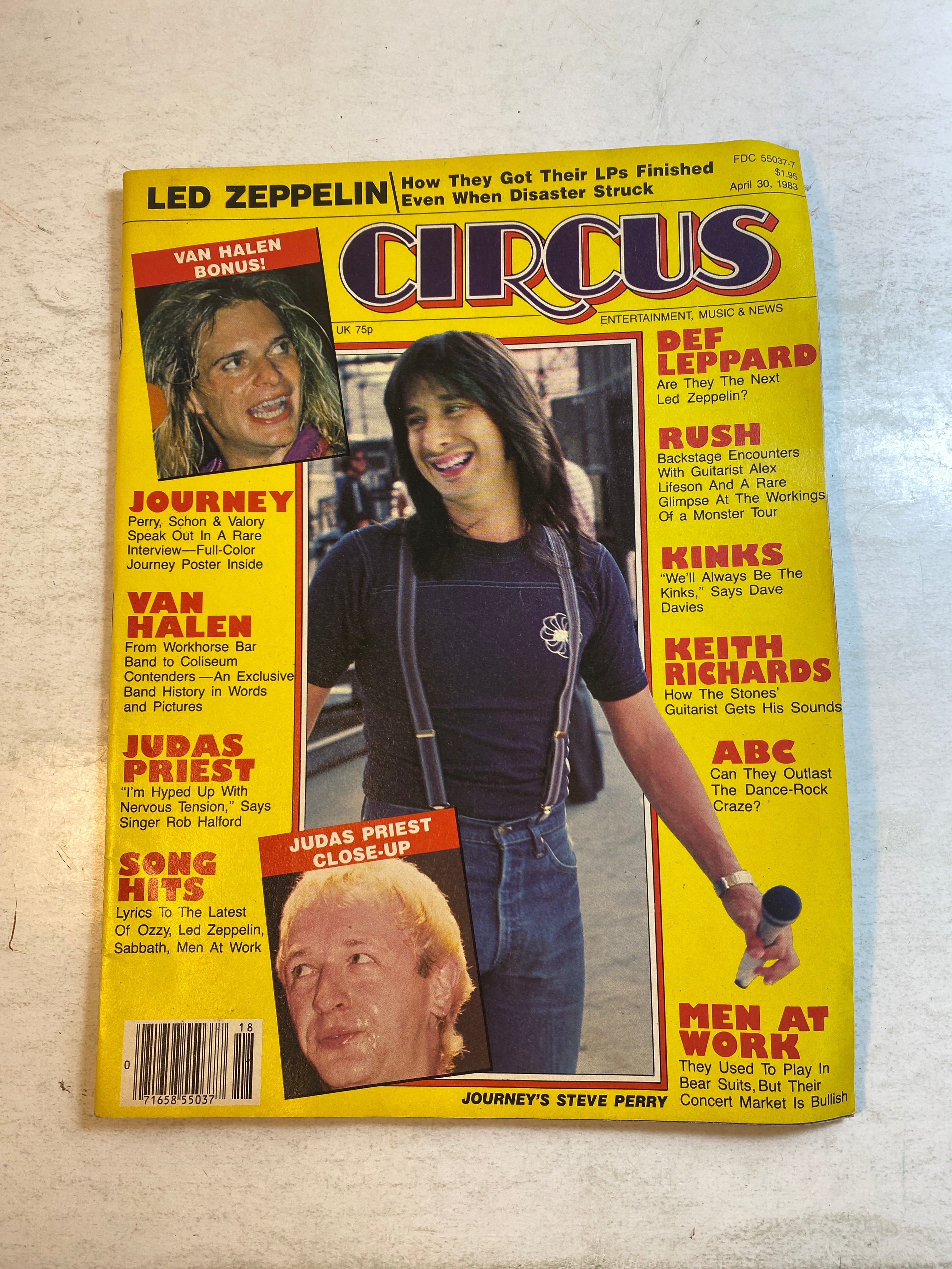 Circus Magazine April 30, 1983 Journey