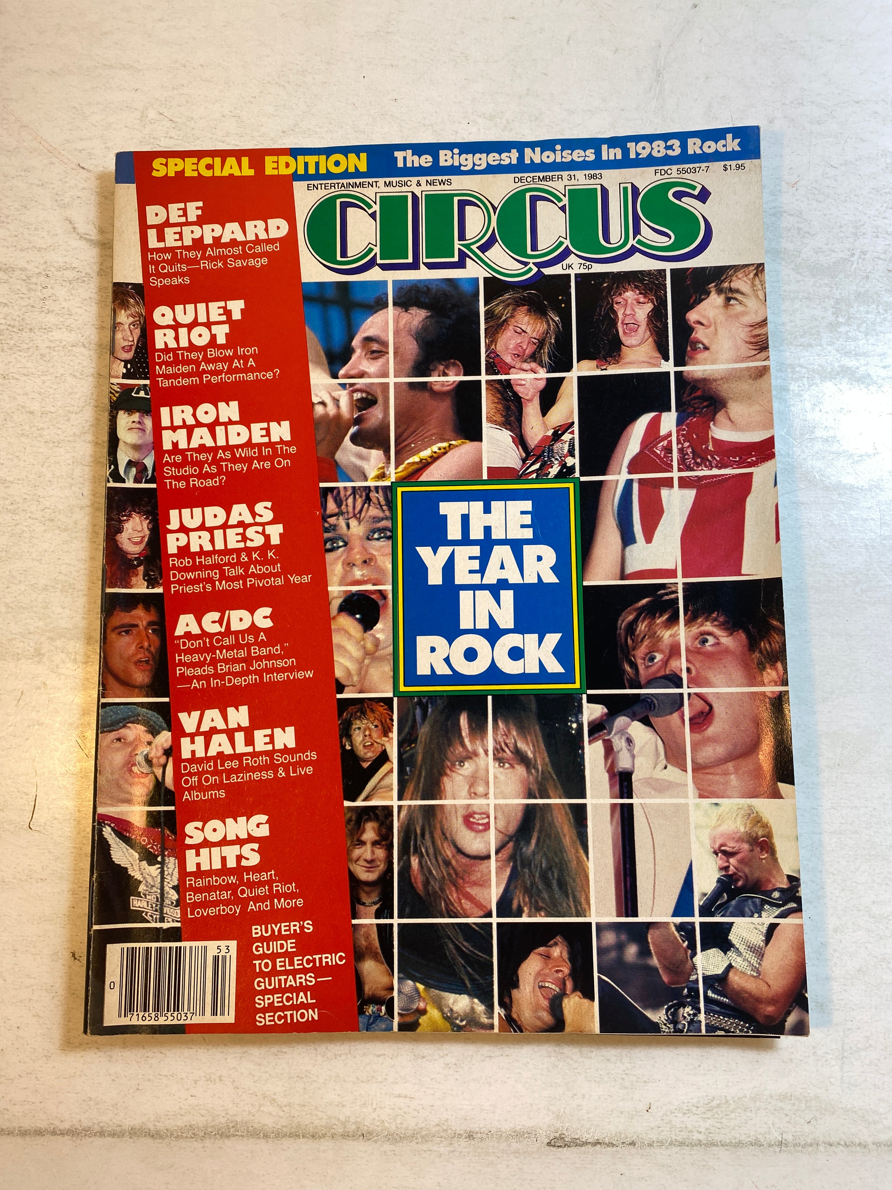 Circus Magazine December 31, 1983 Year in Rock