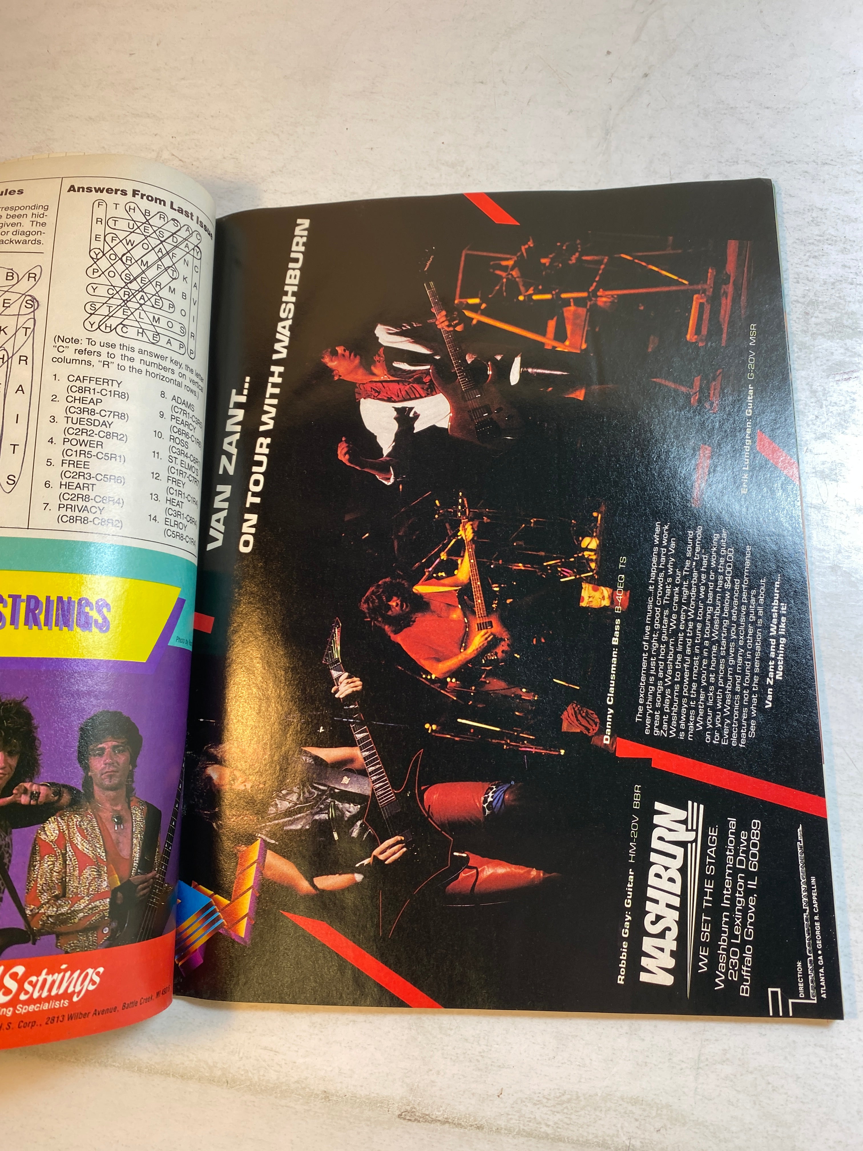 Circus Magazine January 31, 1986 Paul Stanley Kiss