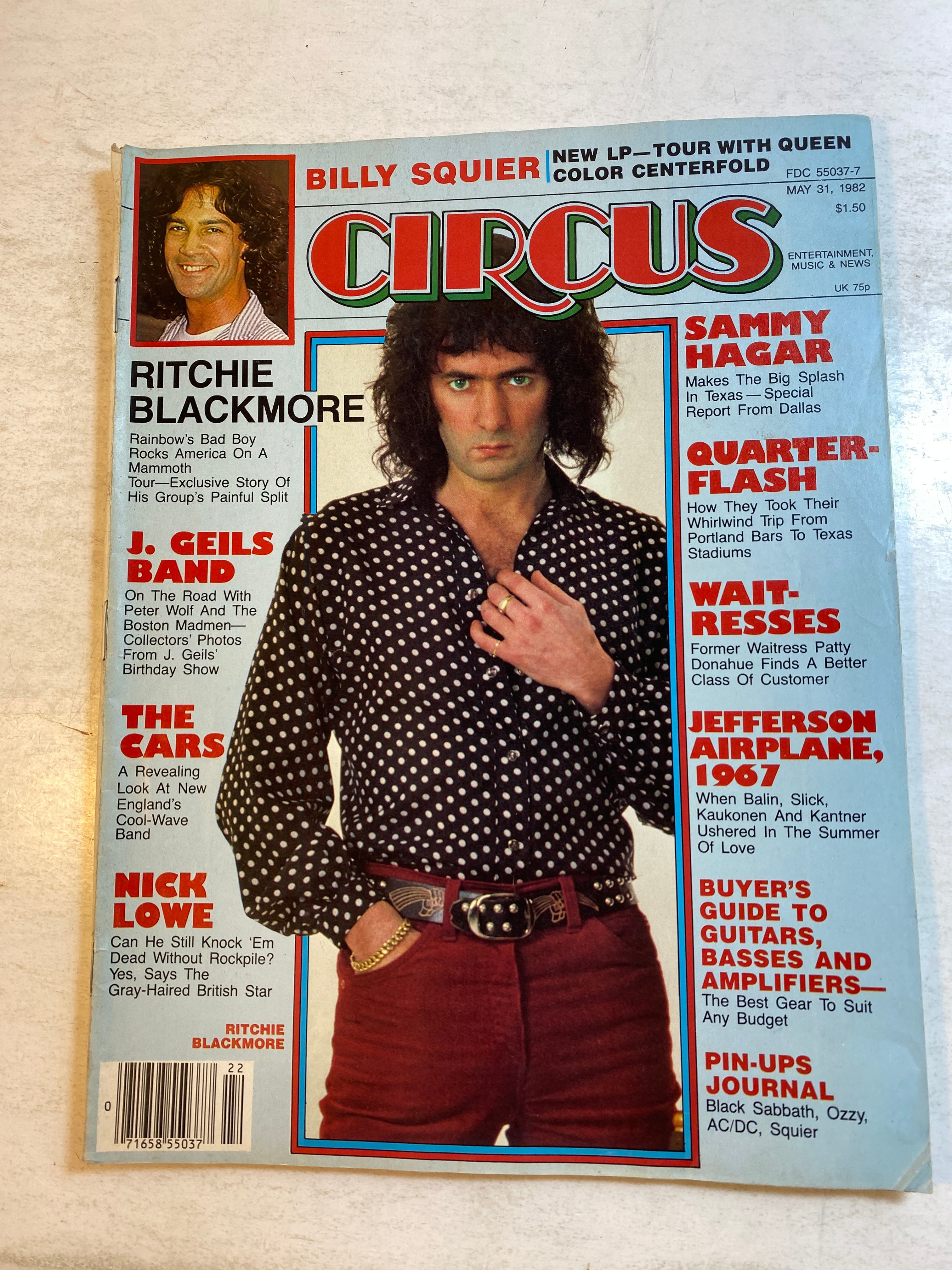 Circus Magazine May 31, 1982 Ritchie Blackmore