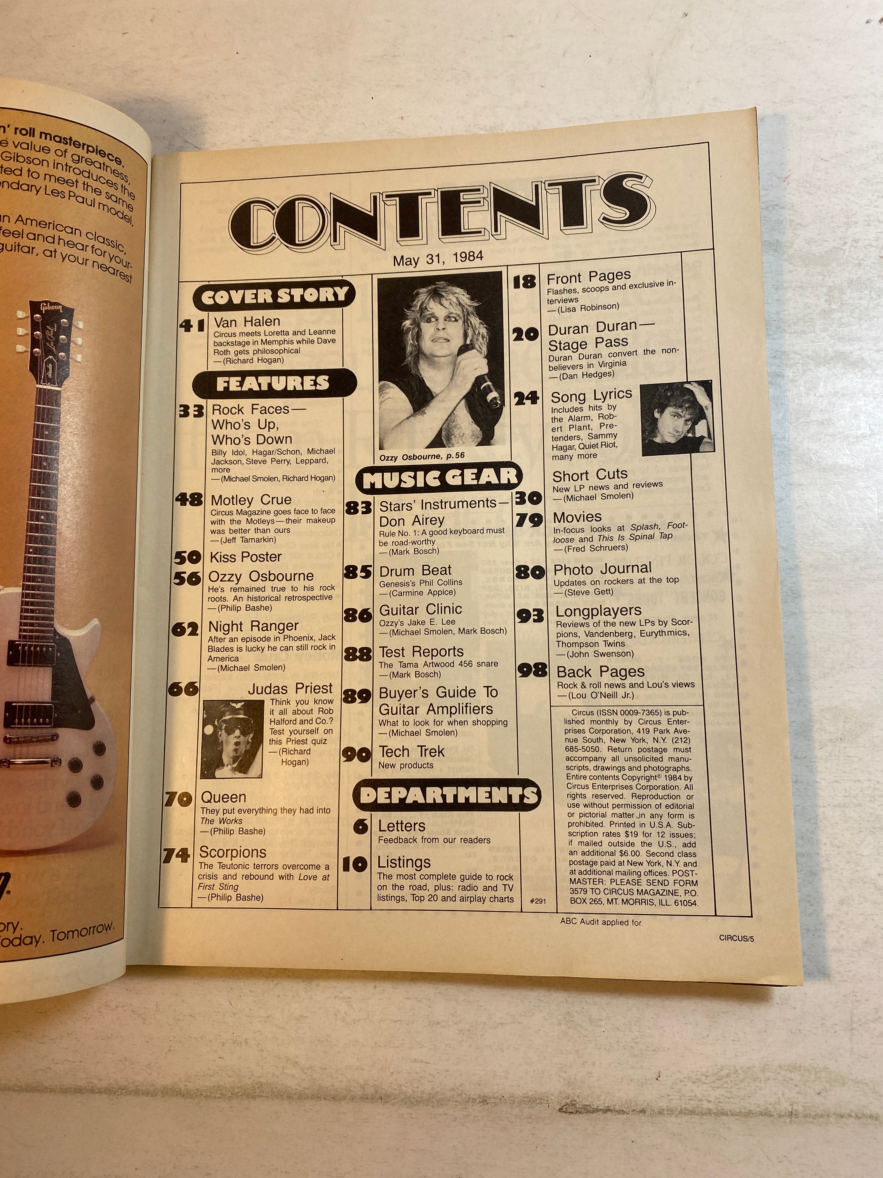 Circus Magazine May 31, 1984 Van Halen