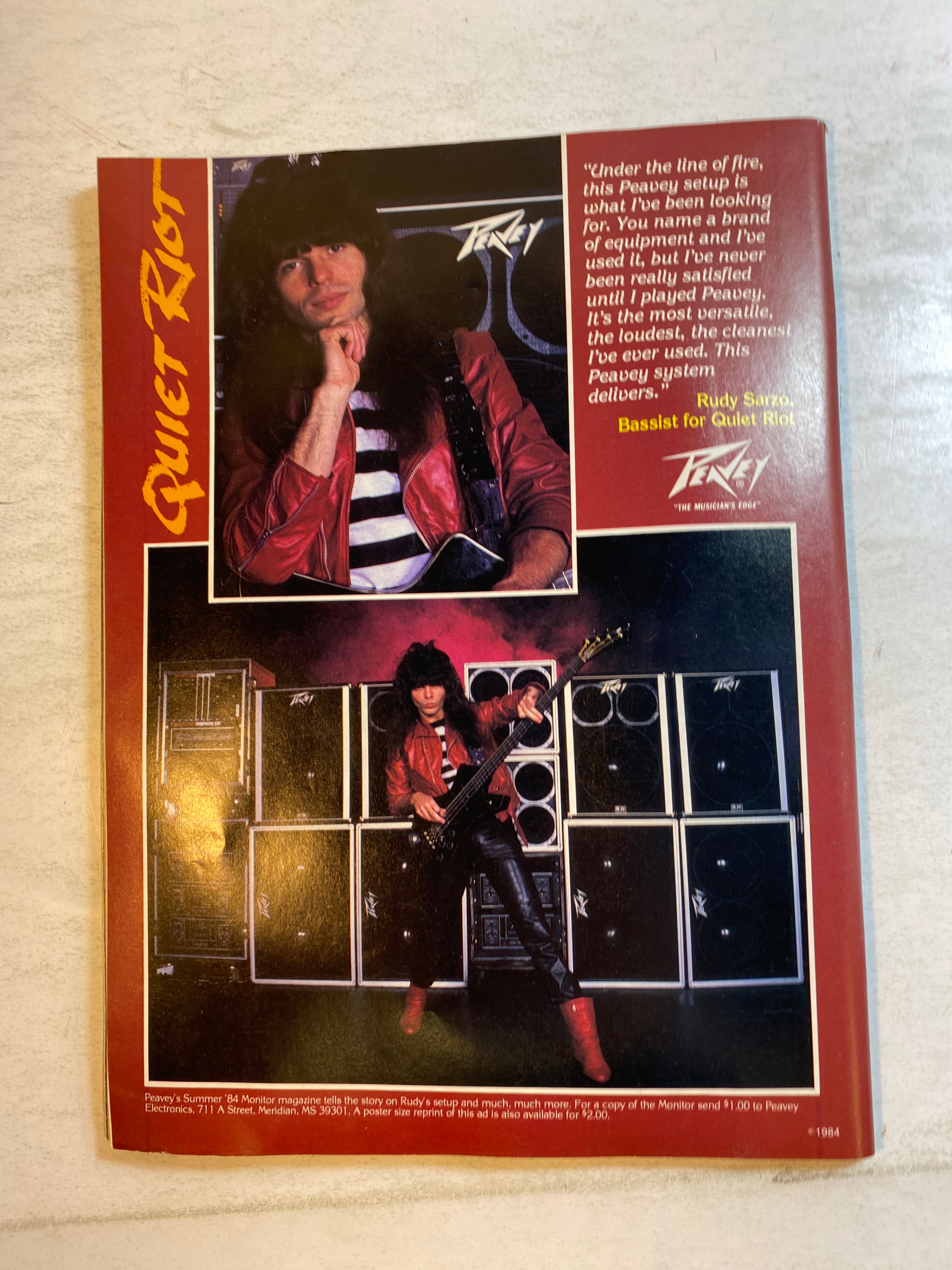 Circus Magazine October 31, 1984 Ratt