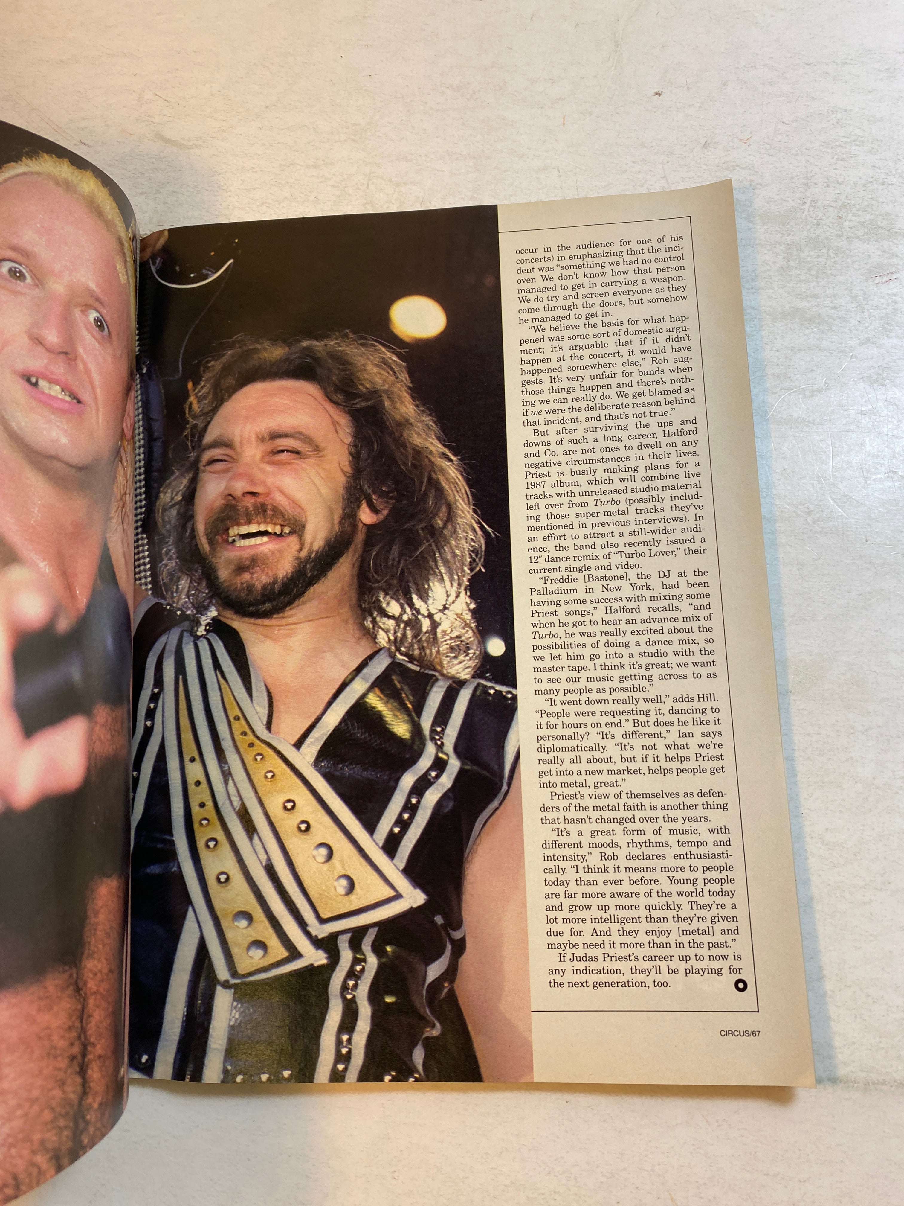 Circus September 30, 1986 David Lee Roth