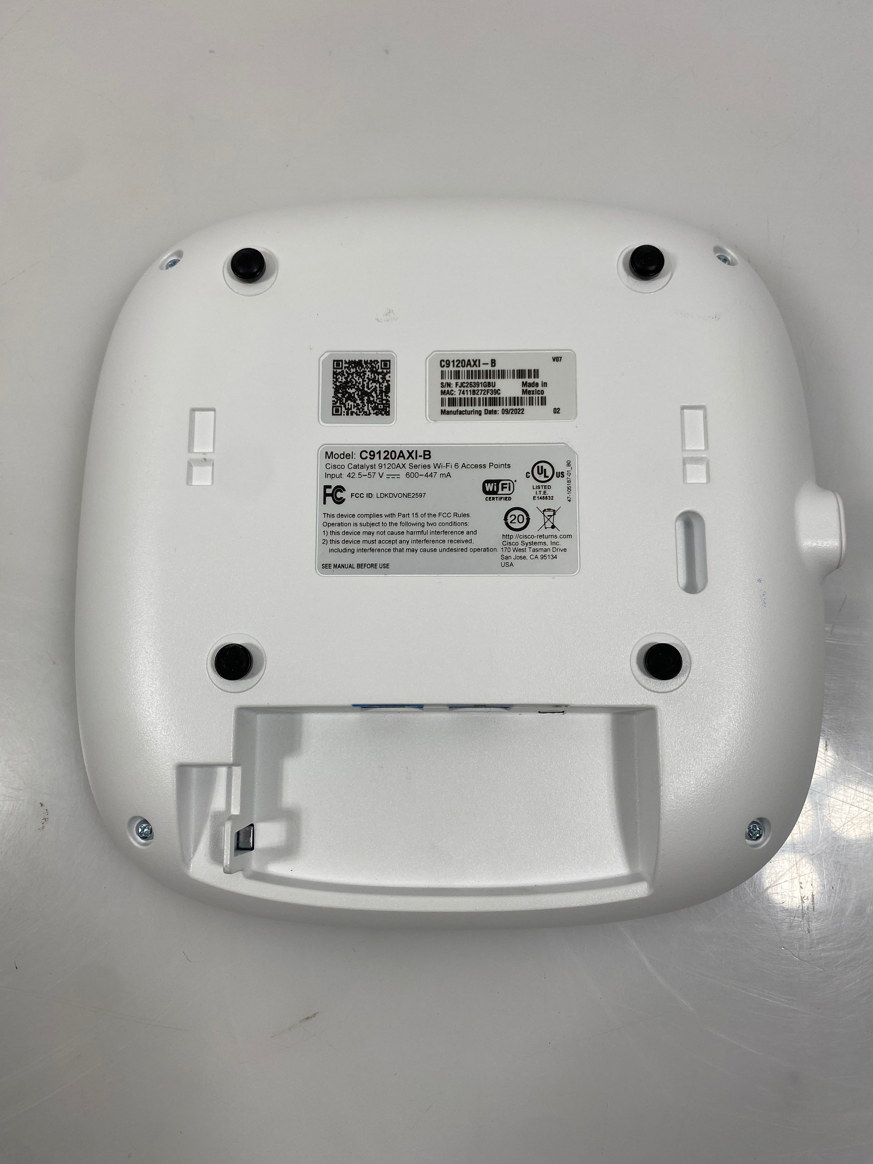 Cisco Catalyst 9120AXI-B Wireless Access Point *Recovery Mode*