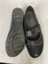 Clarks Black Leather Flat Maryjane Style Shoes in Size 10